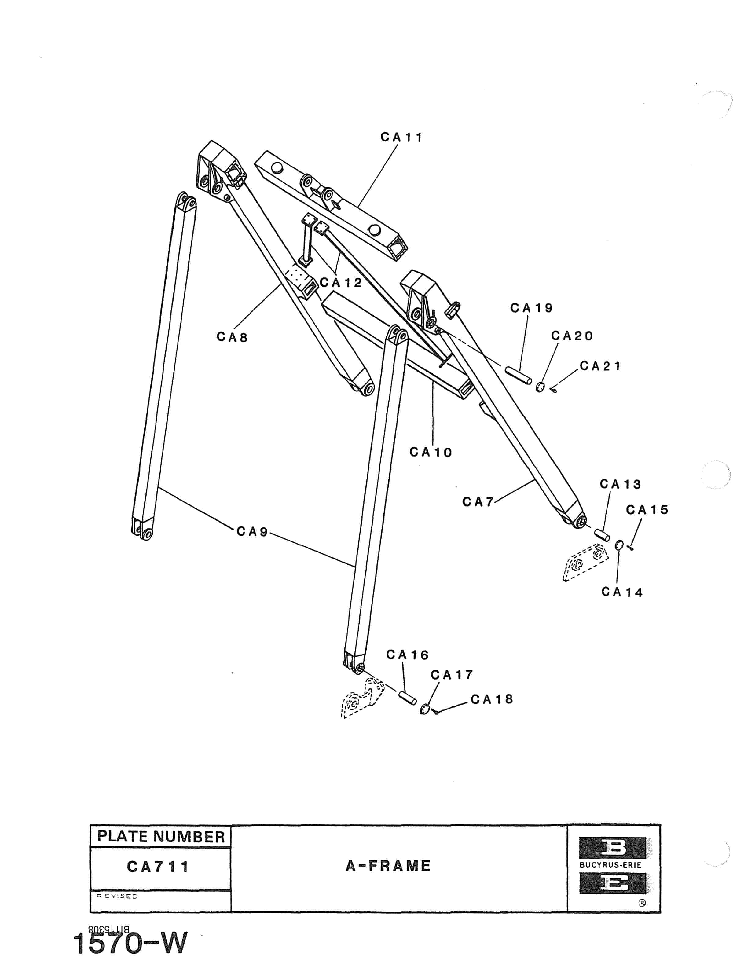 Bucyrus 1570W Walking Dragline Parts Catalog BI115308 2 Bucyrus 1570W Walking Dragline Parts Catalog BI115308 - Image 2
