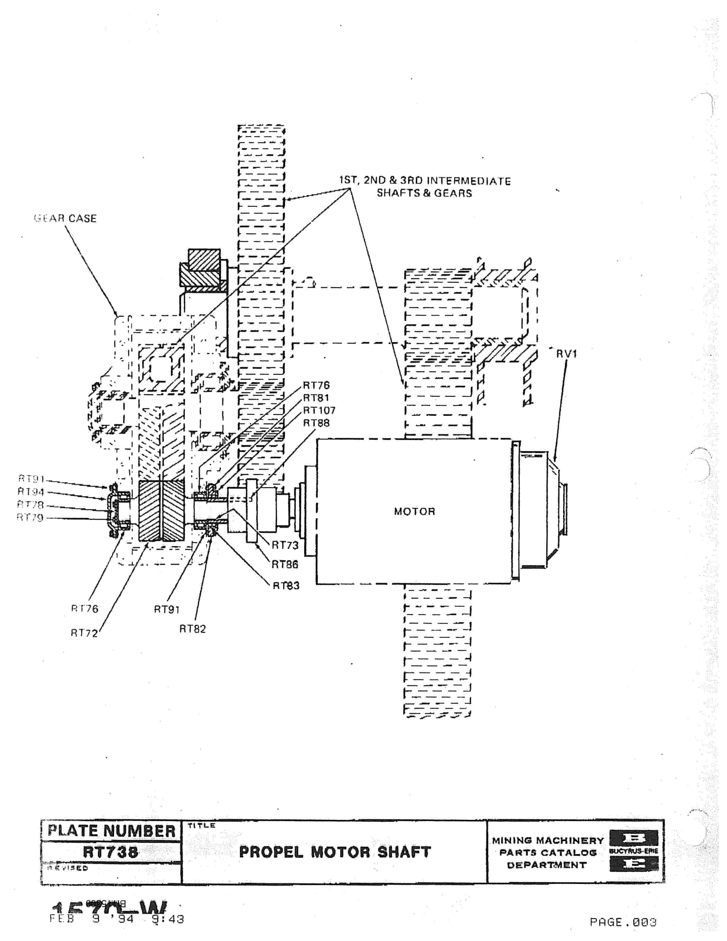 Bucyrus 1570W Walking Dragline Parts Catalog BI115309 2 Bucyrus 1570W Walking Dragline Parts Catalog BI115309 - Image 2