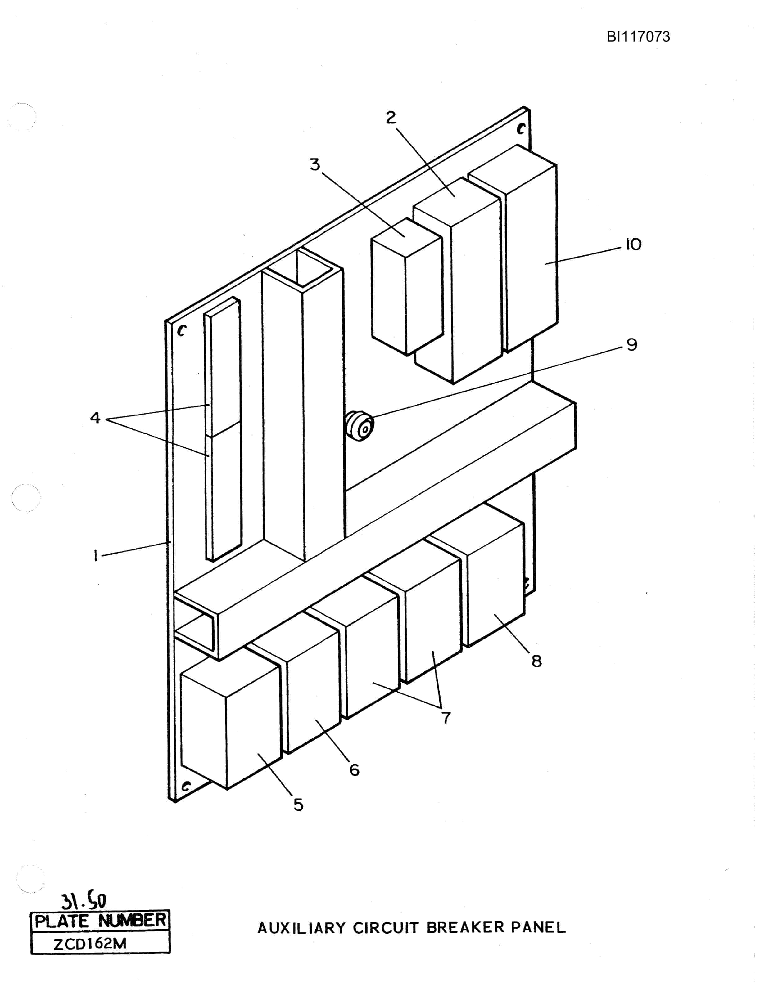 Bucyrus 1570W Walking Dragline Parts Manual BI117073-4