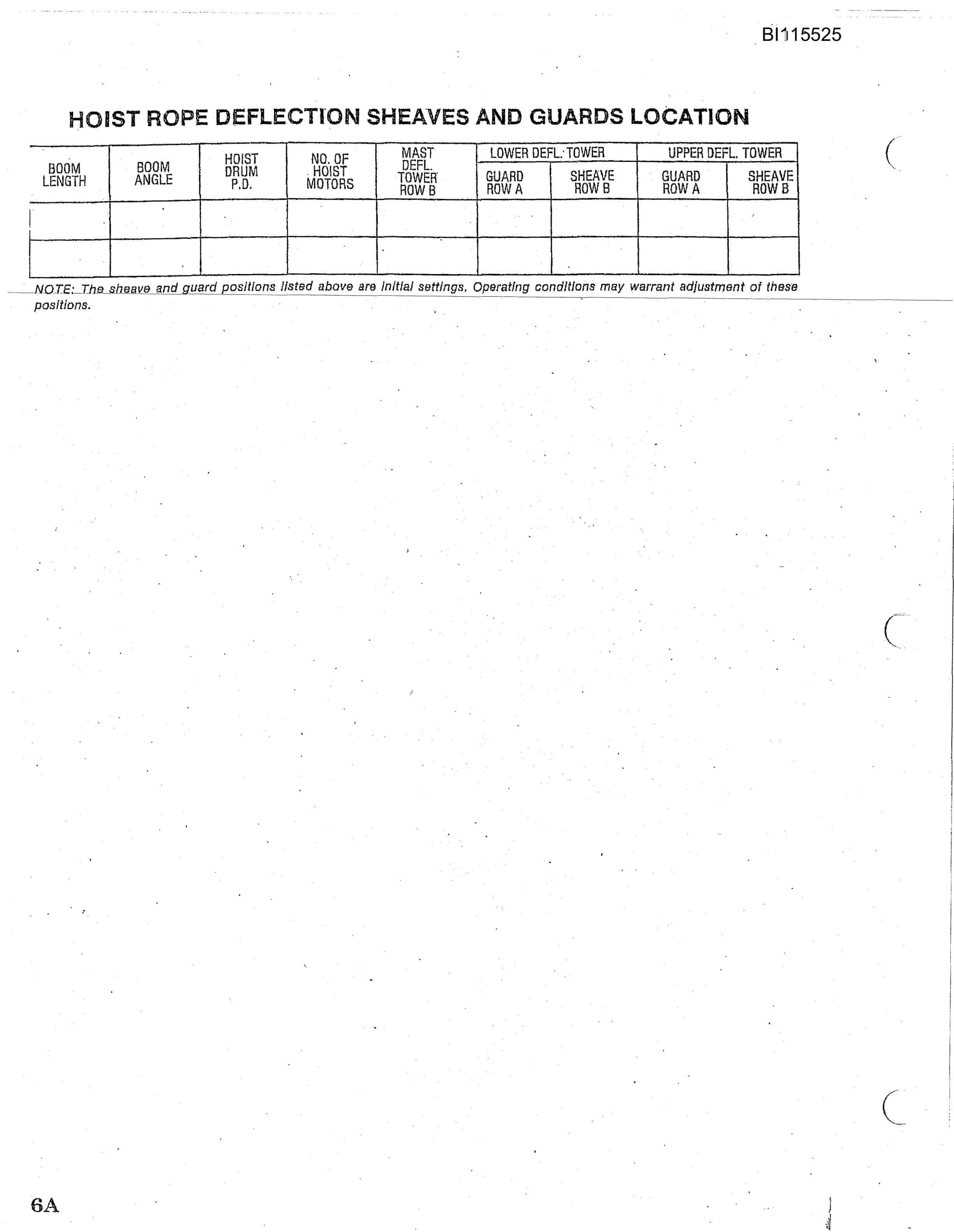 Bucyrus 1570W Walking Dragline Technical Manual BI115525-4