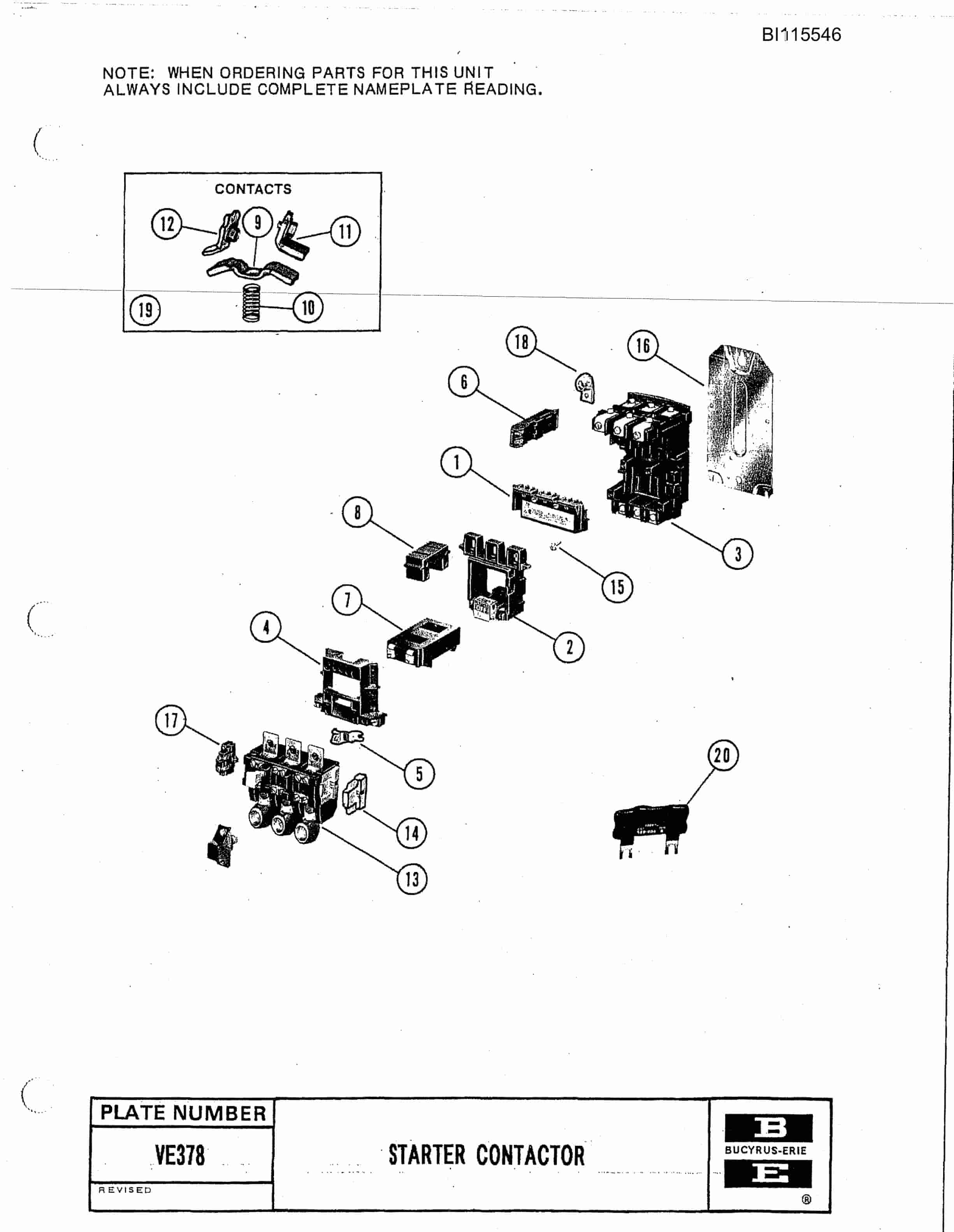 Bucyrus 1570W Walking Dragline Technical Manual BI115546-5