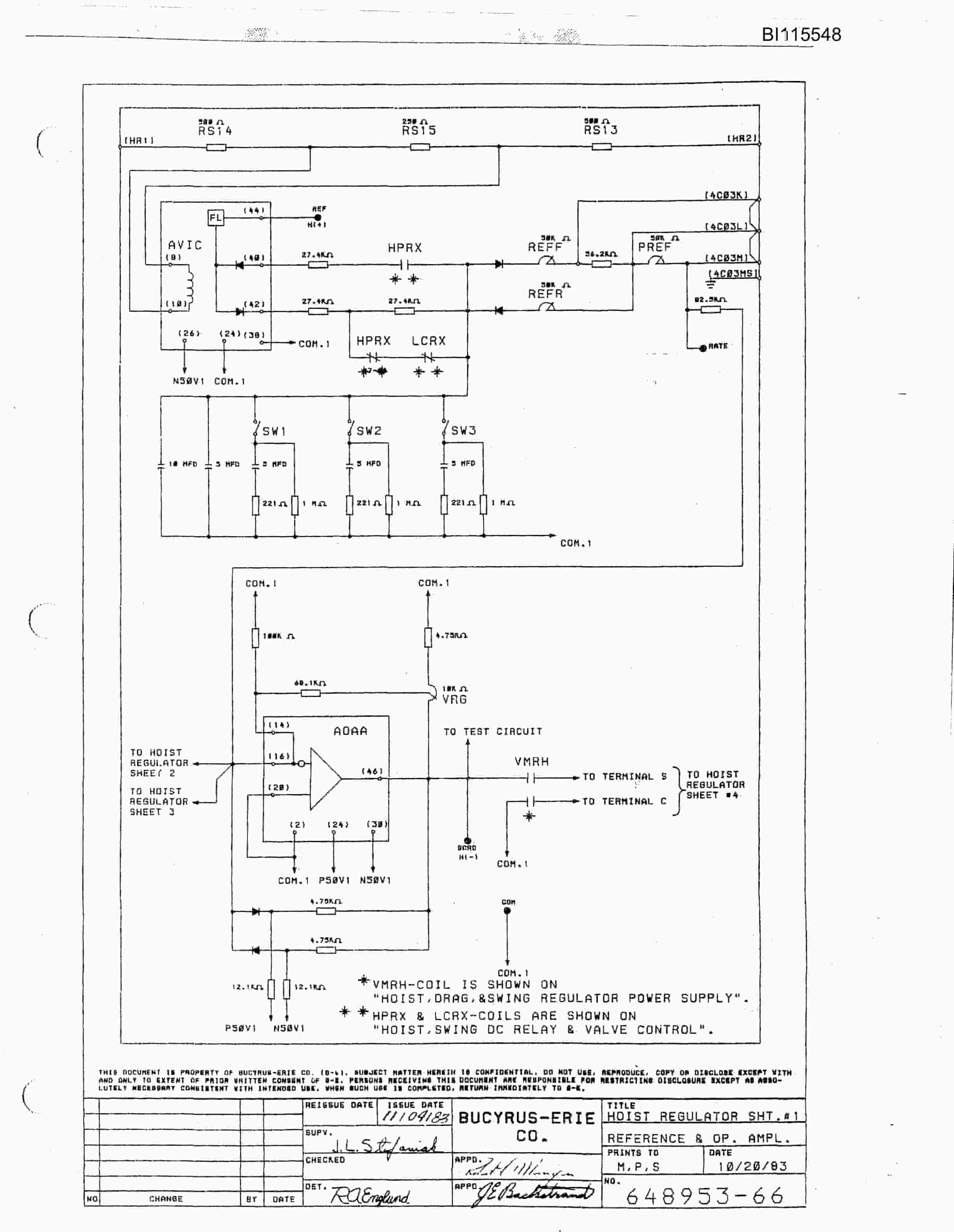 Bucyrus 1570W Walking Dragline Technical Manual BI115548-2