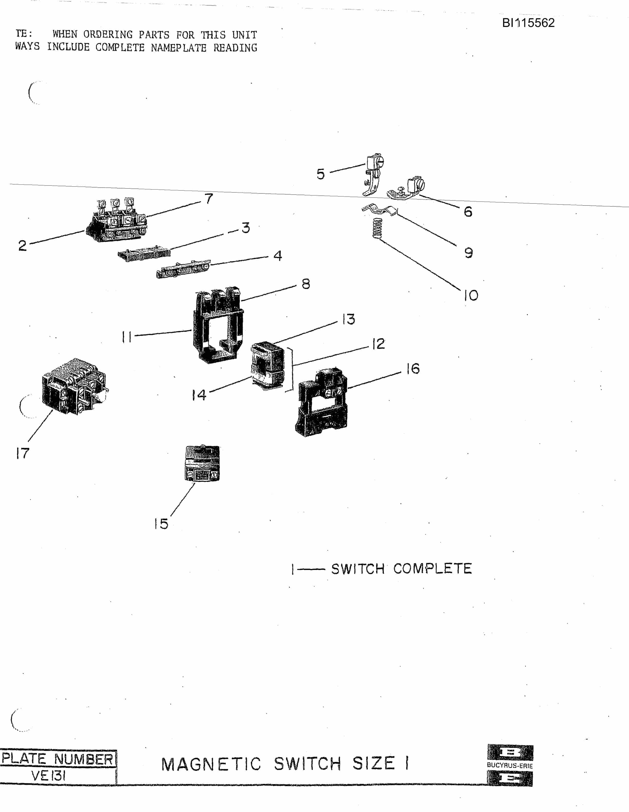 Bucyrus 1570W Walking Dragline Technical Manual BI115562-4