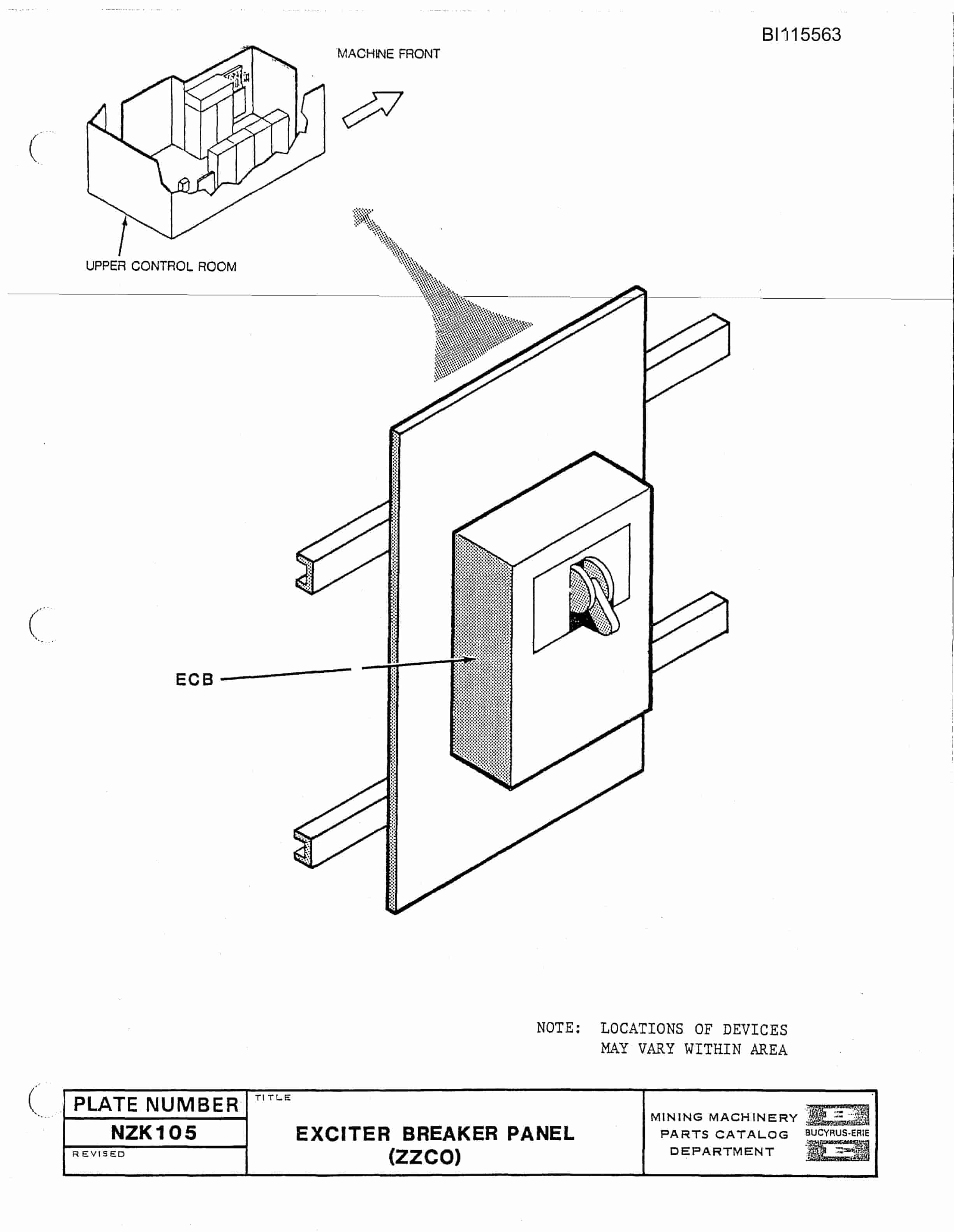 Bucyrus 1570W Walking Dragline Technical Manual BI115563-2