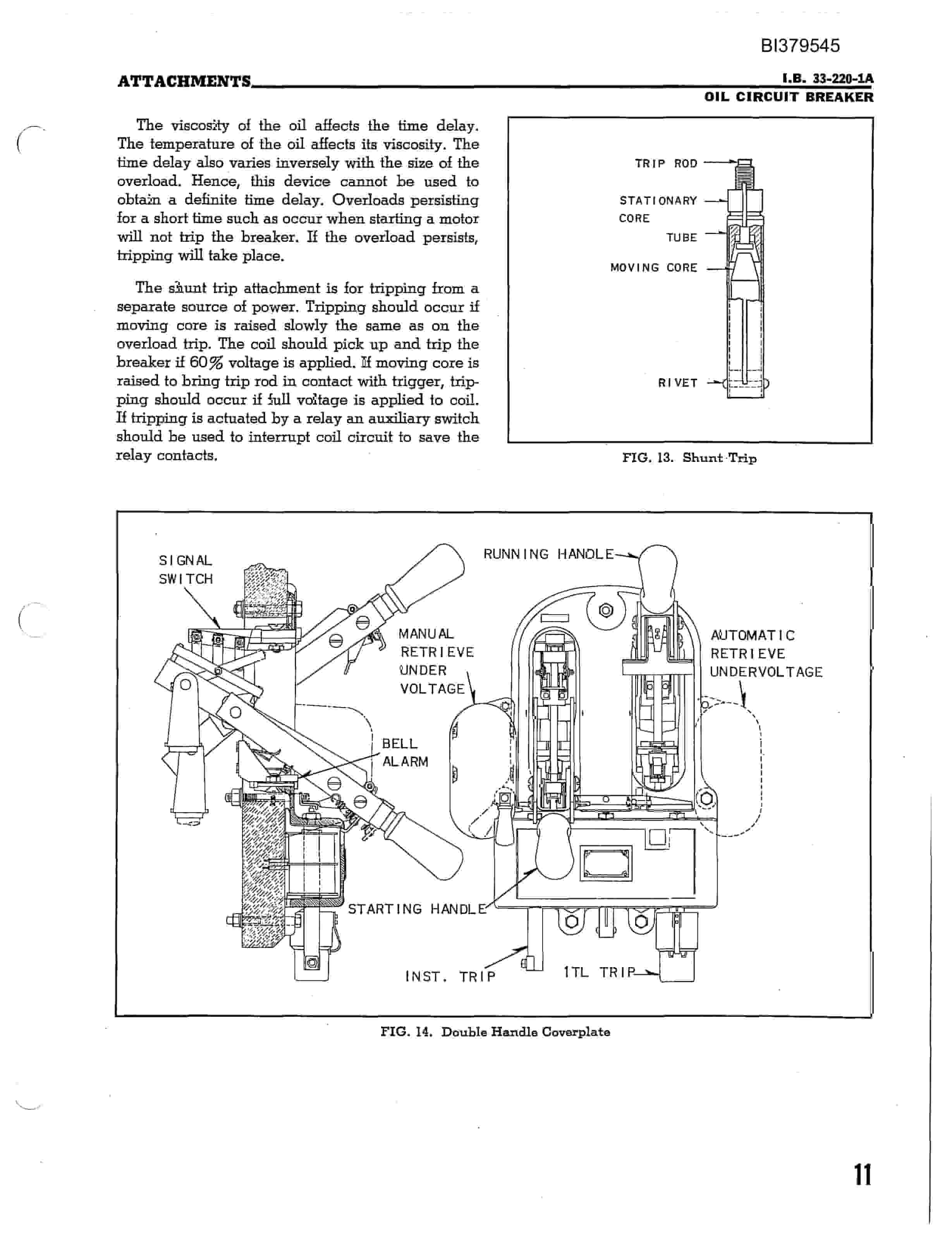 Bucyrus 190-B Shovel And Dragline Instruction Manual BI379545-3