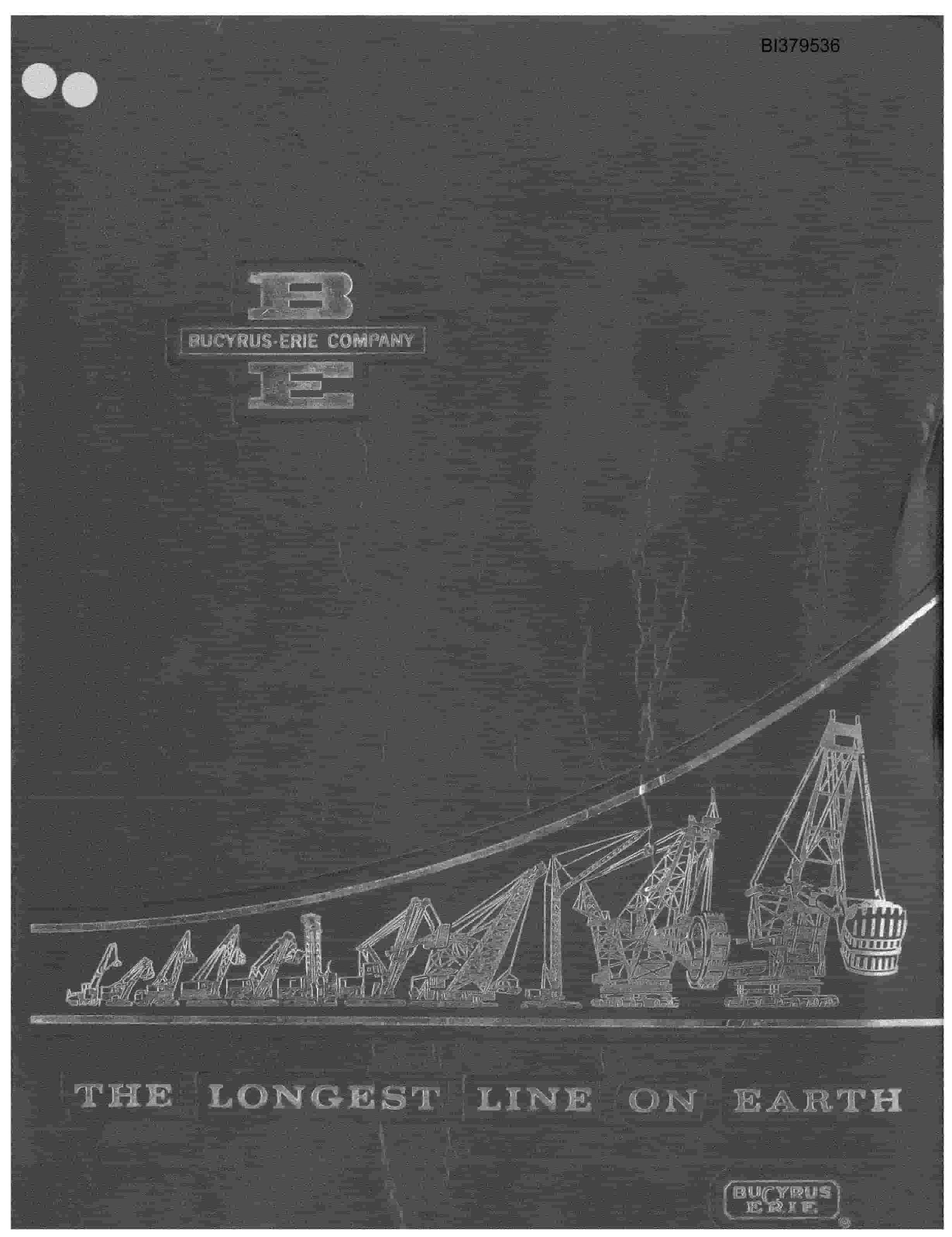 Bucyrus 190-B Shovel Care, Maintenance And Operation Manual BI379536