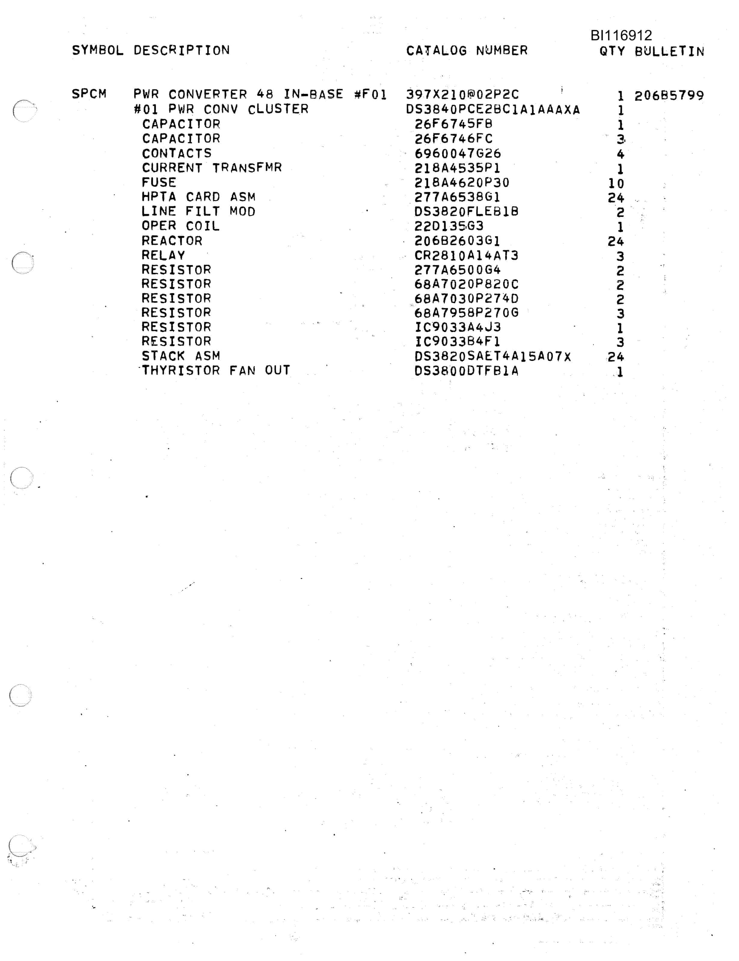 Bucyrus 191-MHR Parts Catalog BI116912-2