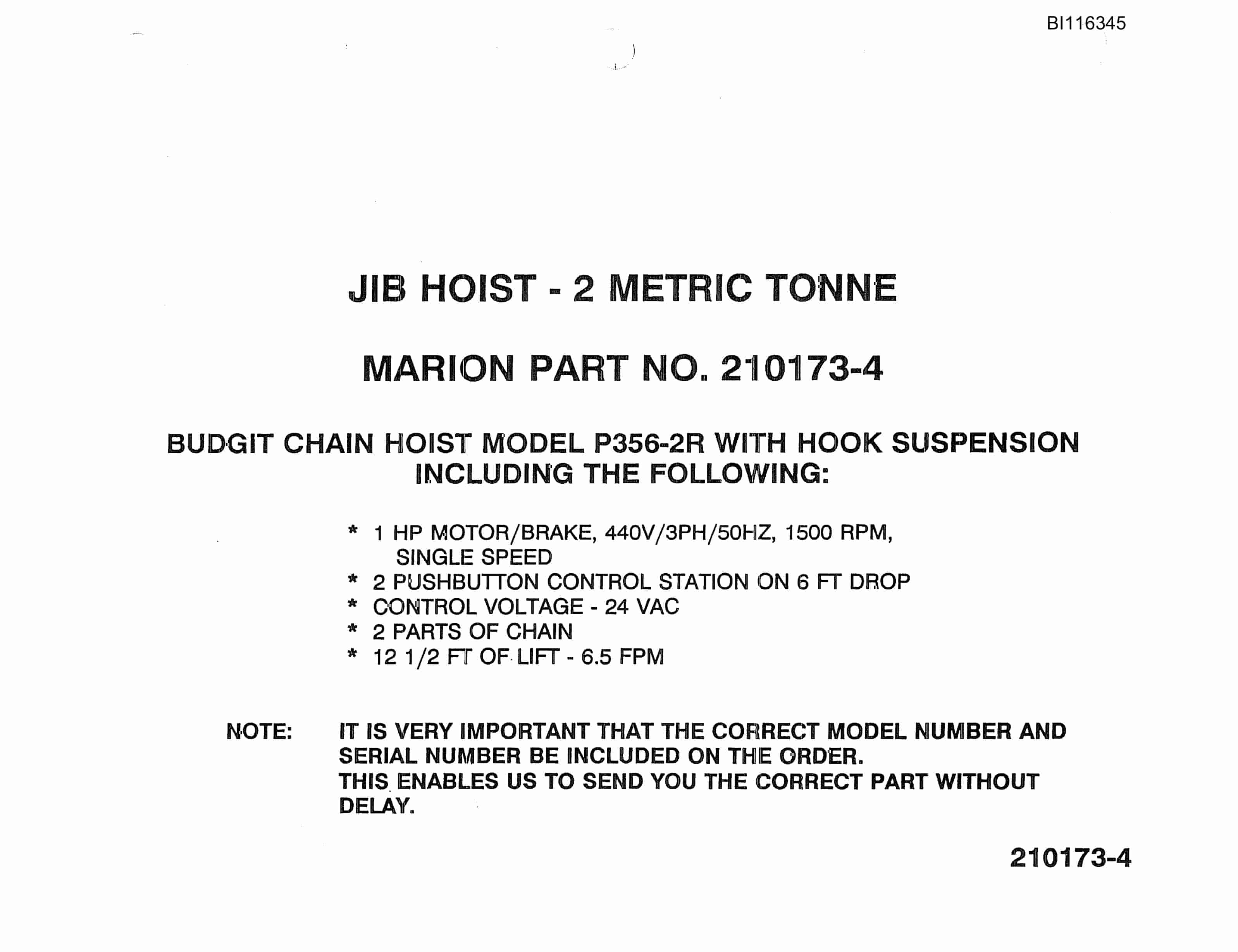 Bucyrus 195-M Dragline Parts Catalog BI116345-4
