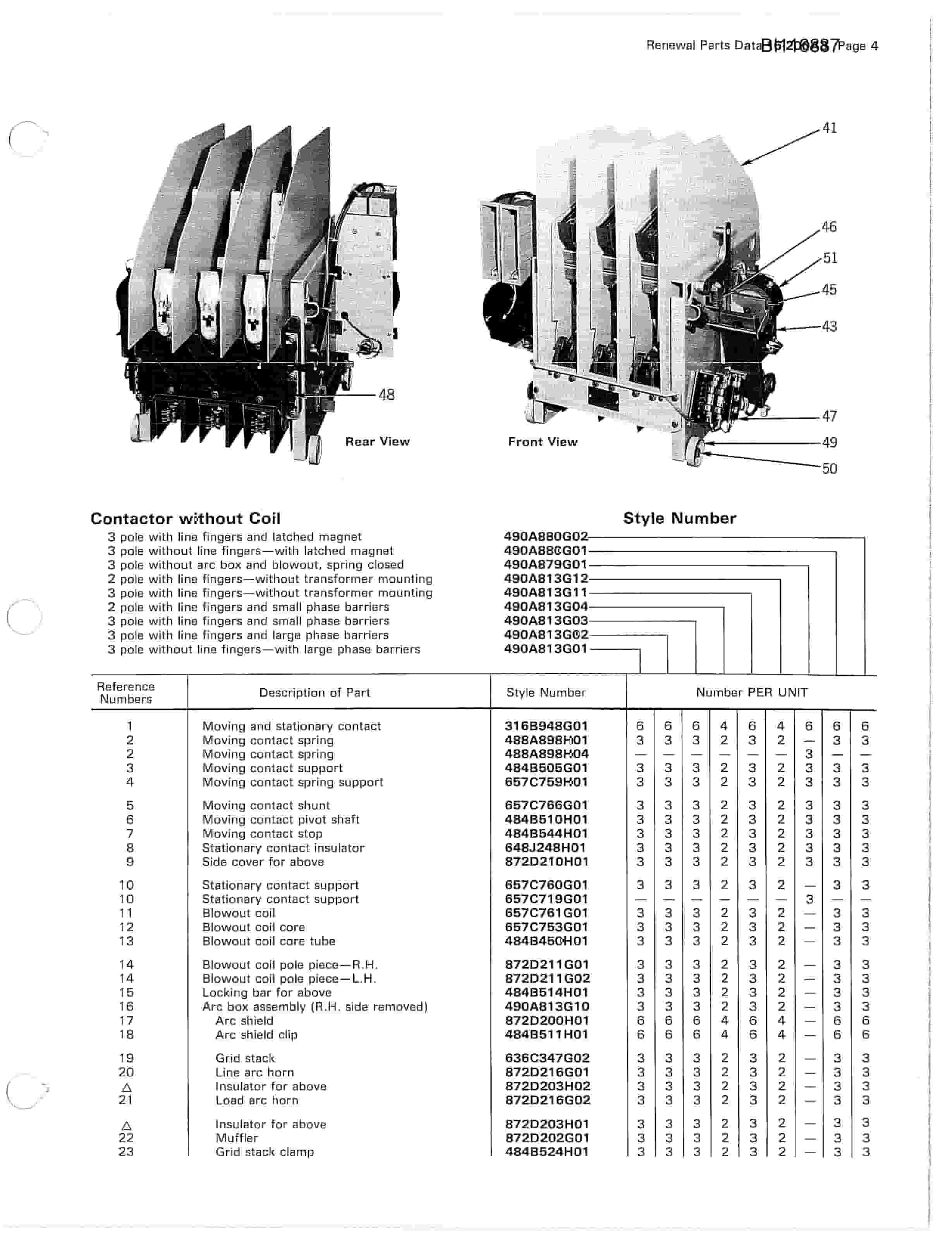 Bucyrus 195-M Dragline Parts Catalog BI116887-2
