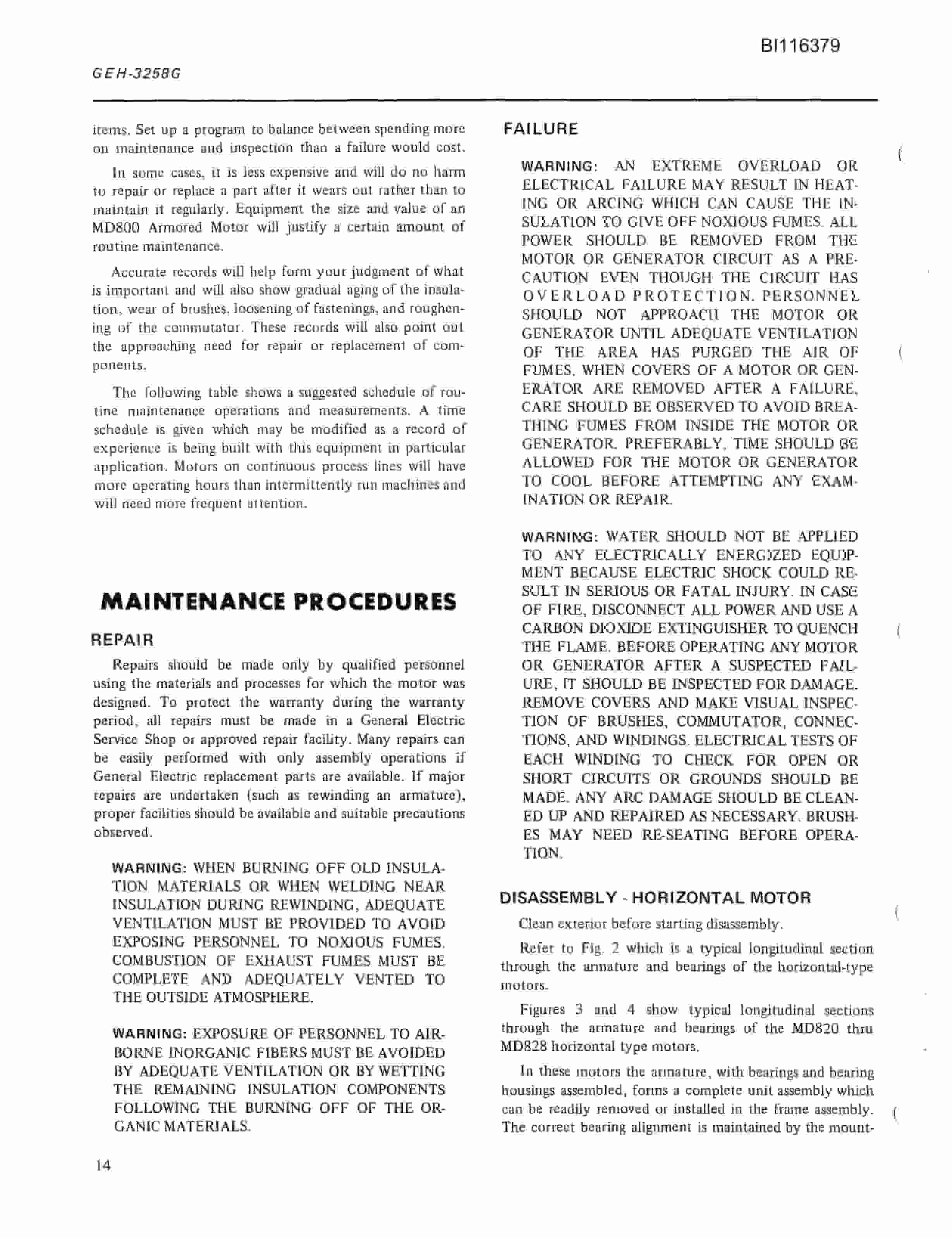 Bucyrus 195M Parts Catalog BI116379-3