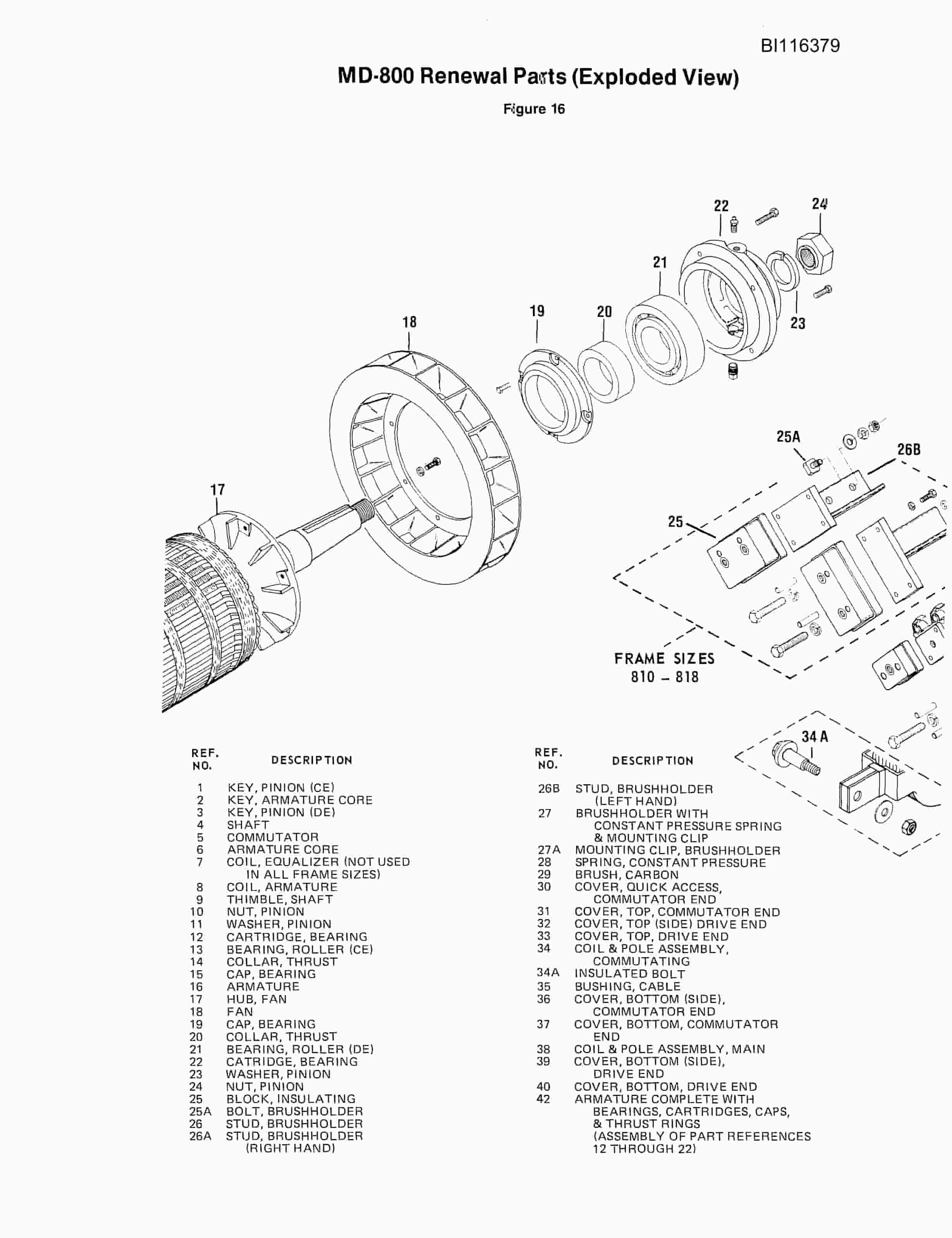 Bucyrus 195M Parts Catalog BI116379-4