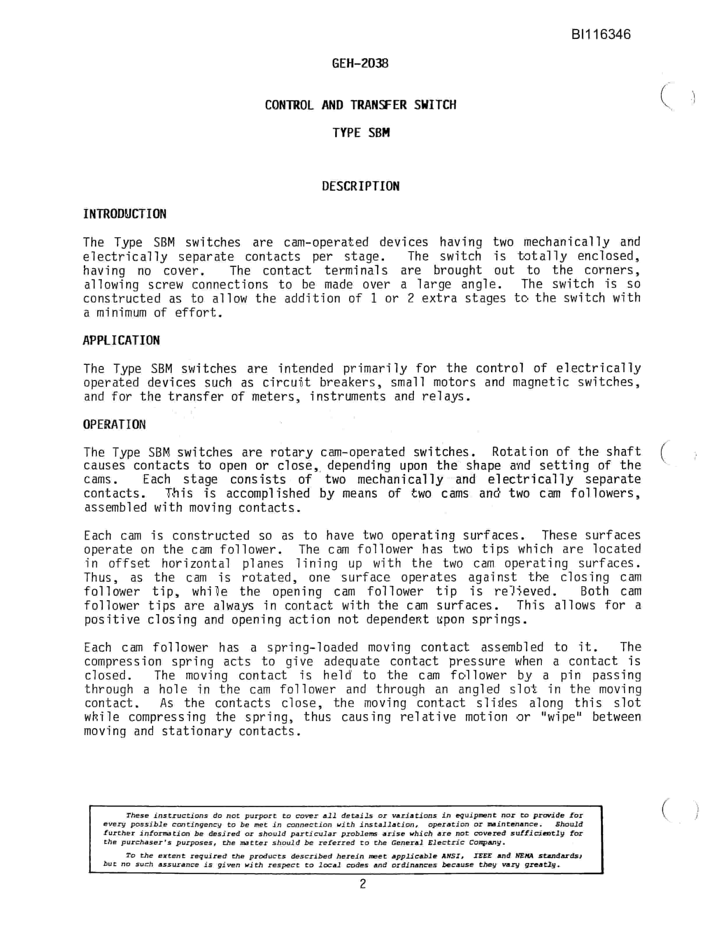 Bucyrus 195MHR-14B Parts Catalog BI116346-3