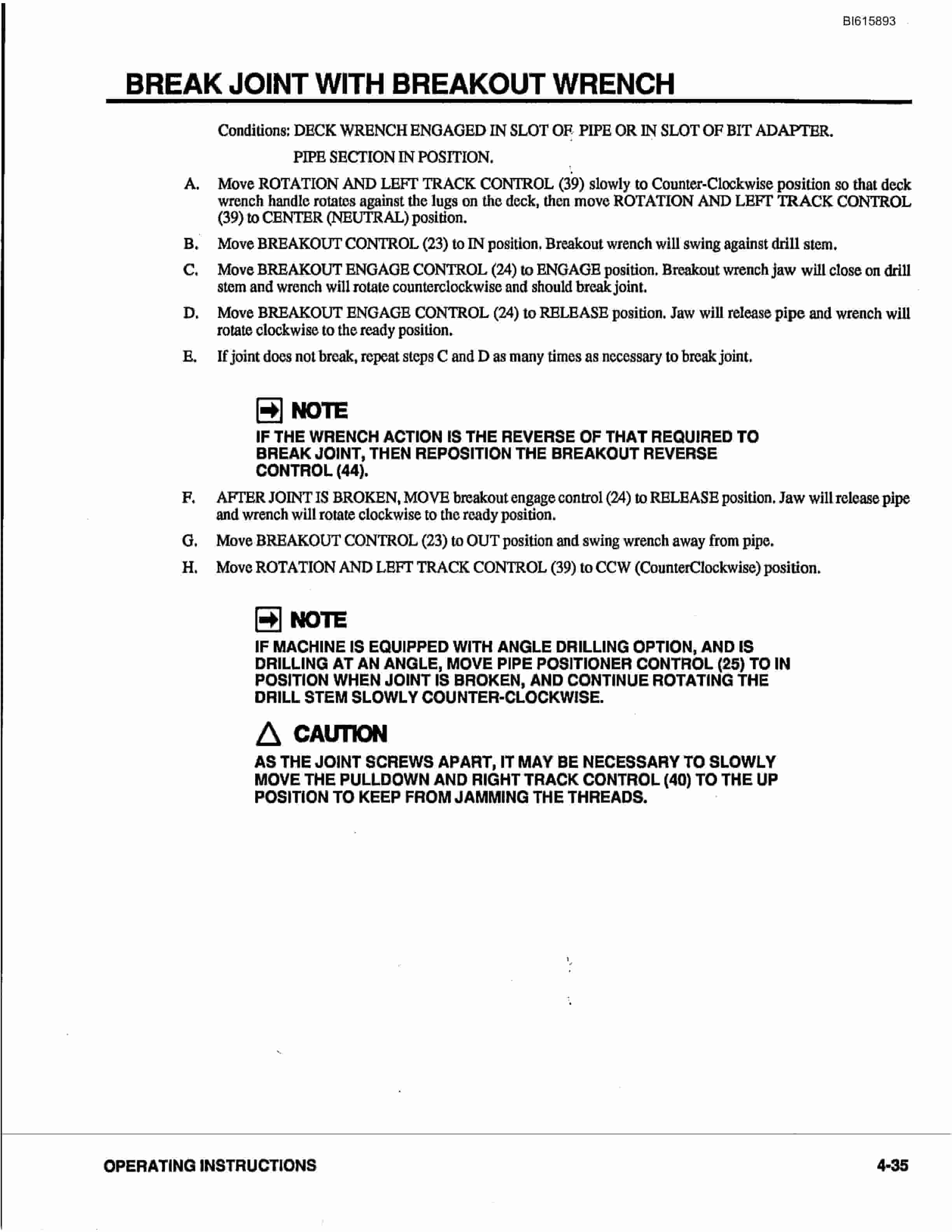 Bucyrus 1HP High Pressure Rotary Blasthole Drill Technical Manual BI615893-3