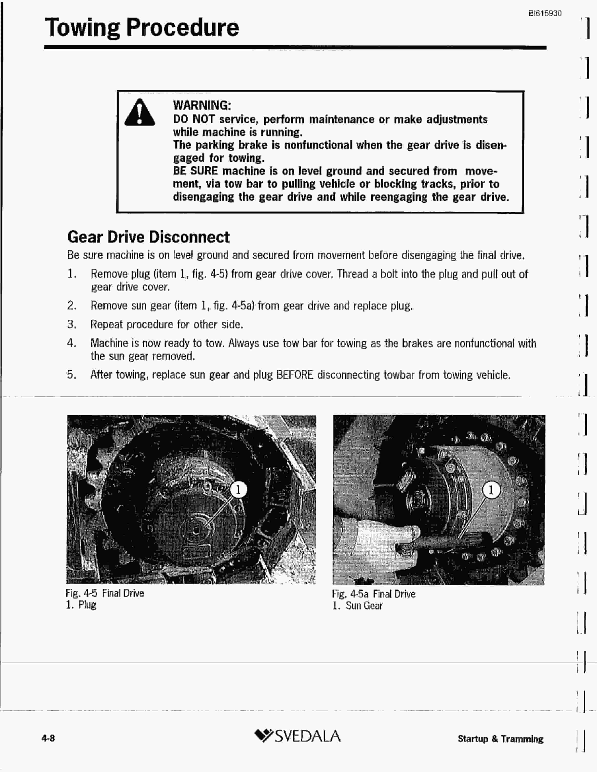 Bucyrus 200 Hydra-Trac Self Contained Hydraulic Track Drill Technical Manual BI615930-2