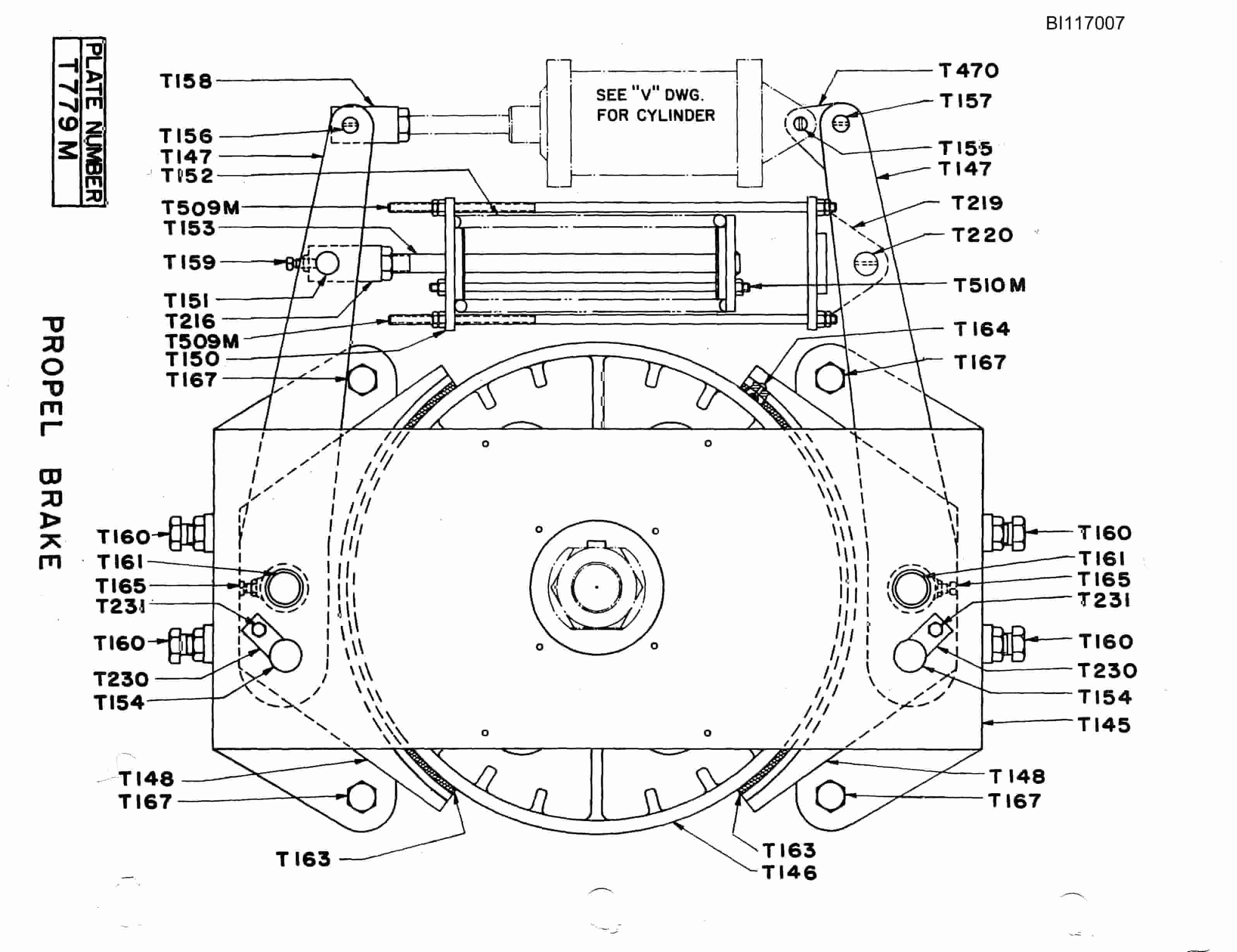 Bucyrus 2550-W, 2650-W, 2750-W Parts Catalog BI117007-4