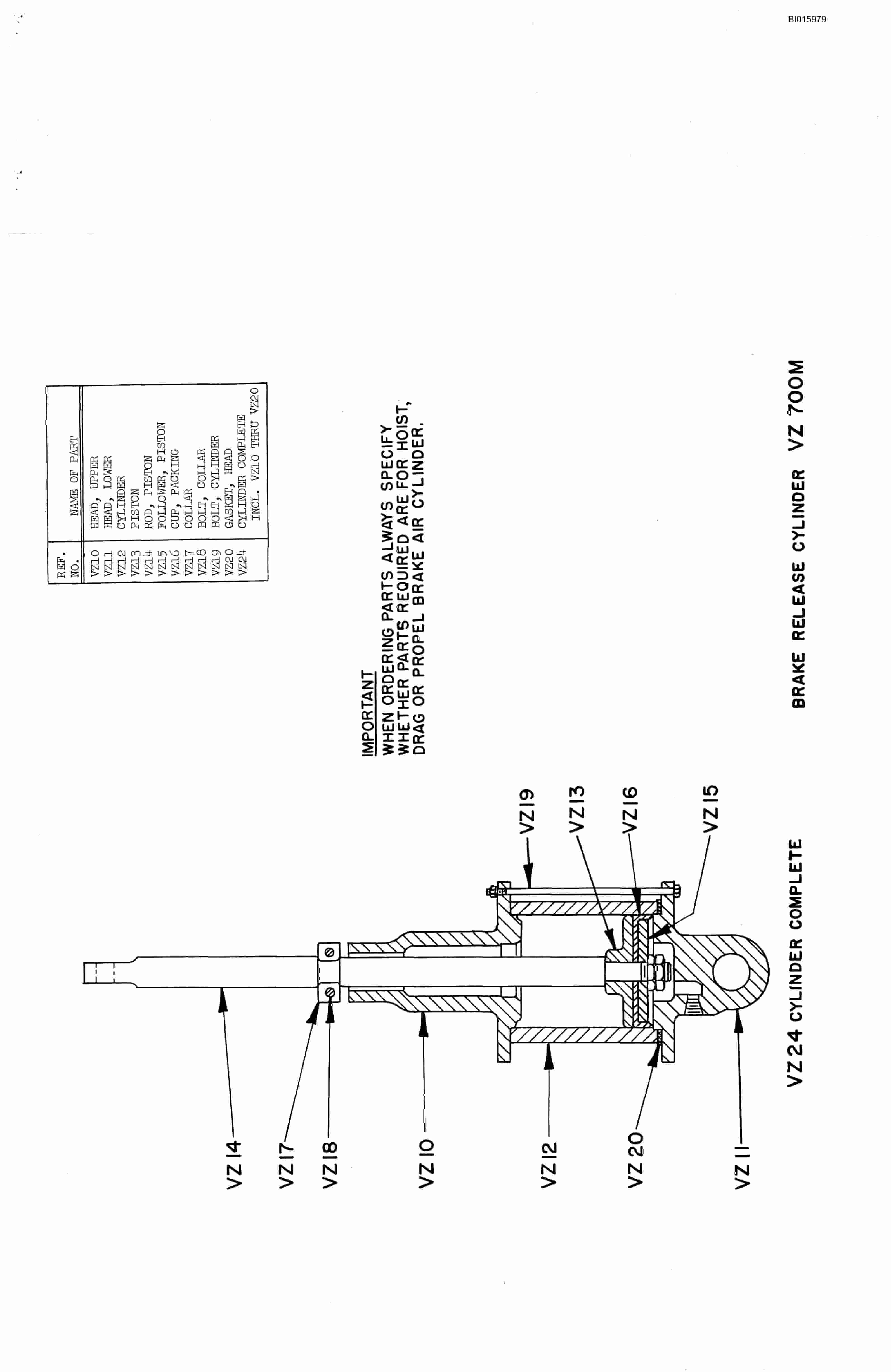 Bucyrus 2550-W Walking Dragline Parts Catalog BI015979-4