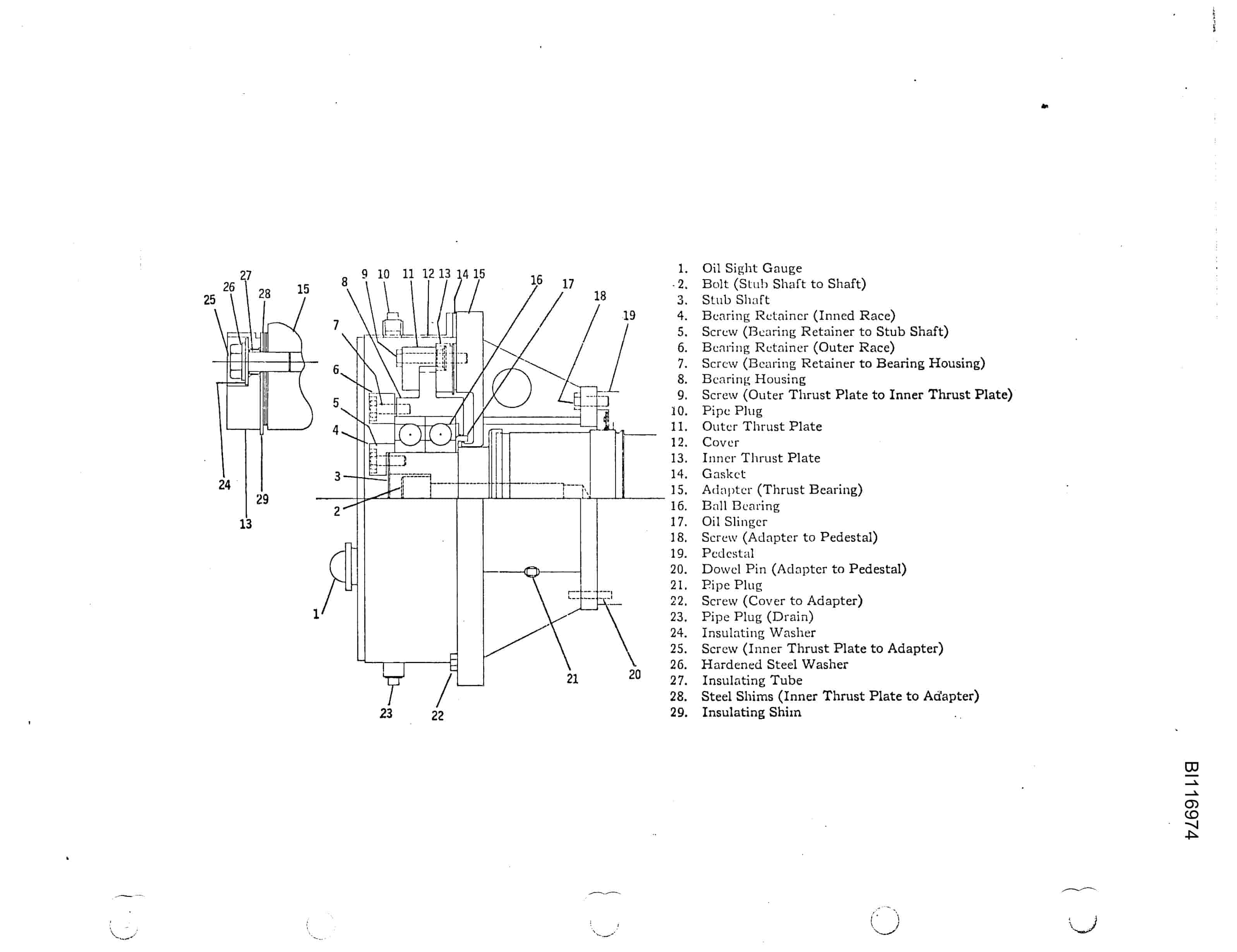 Bucyrus 2570-W Dragline Parts Catalog BI116974-3