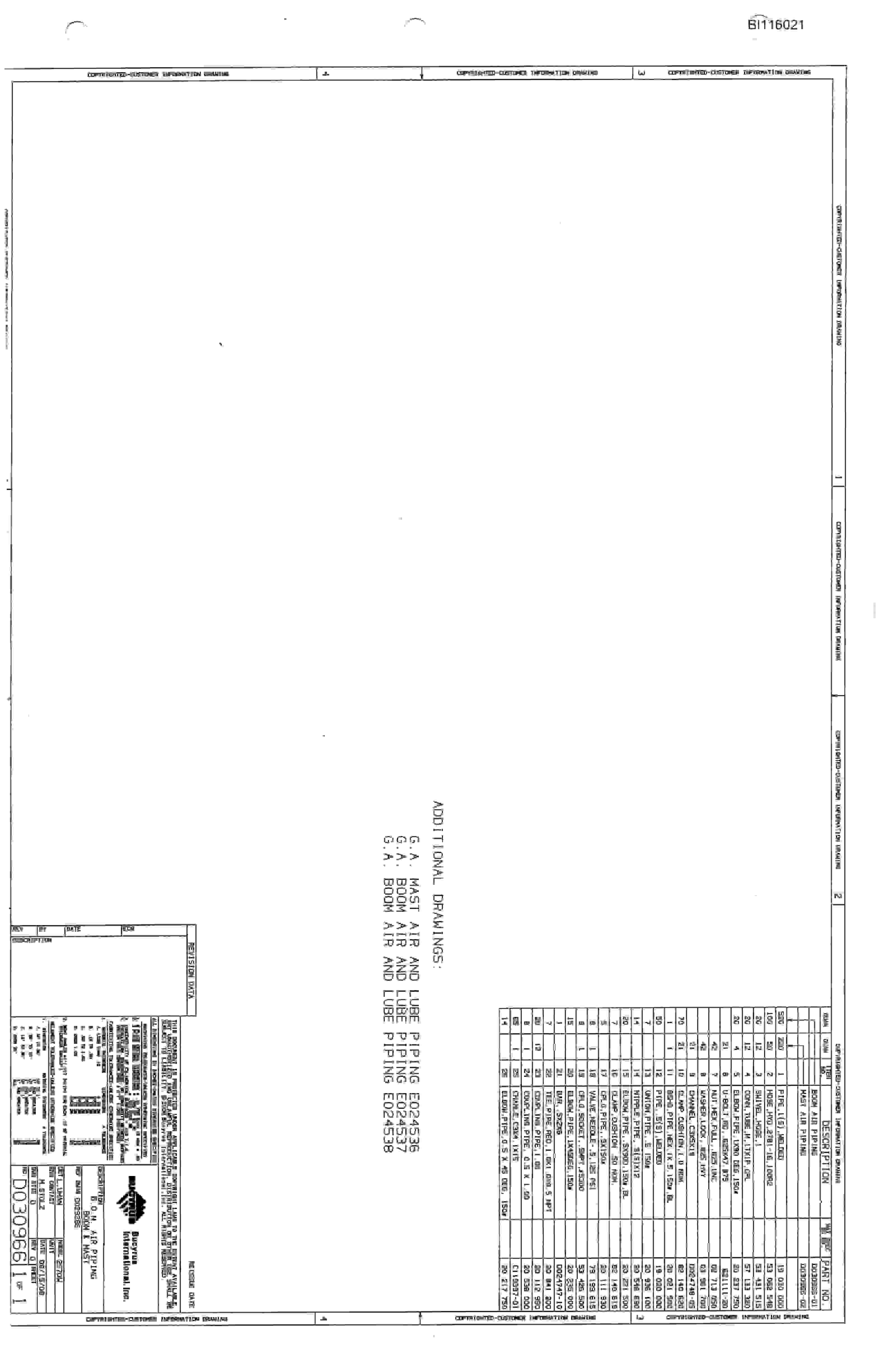 Bucyrus 2570-W Dragline Technical Manual BI116021-5
