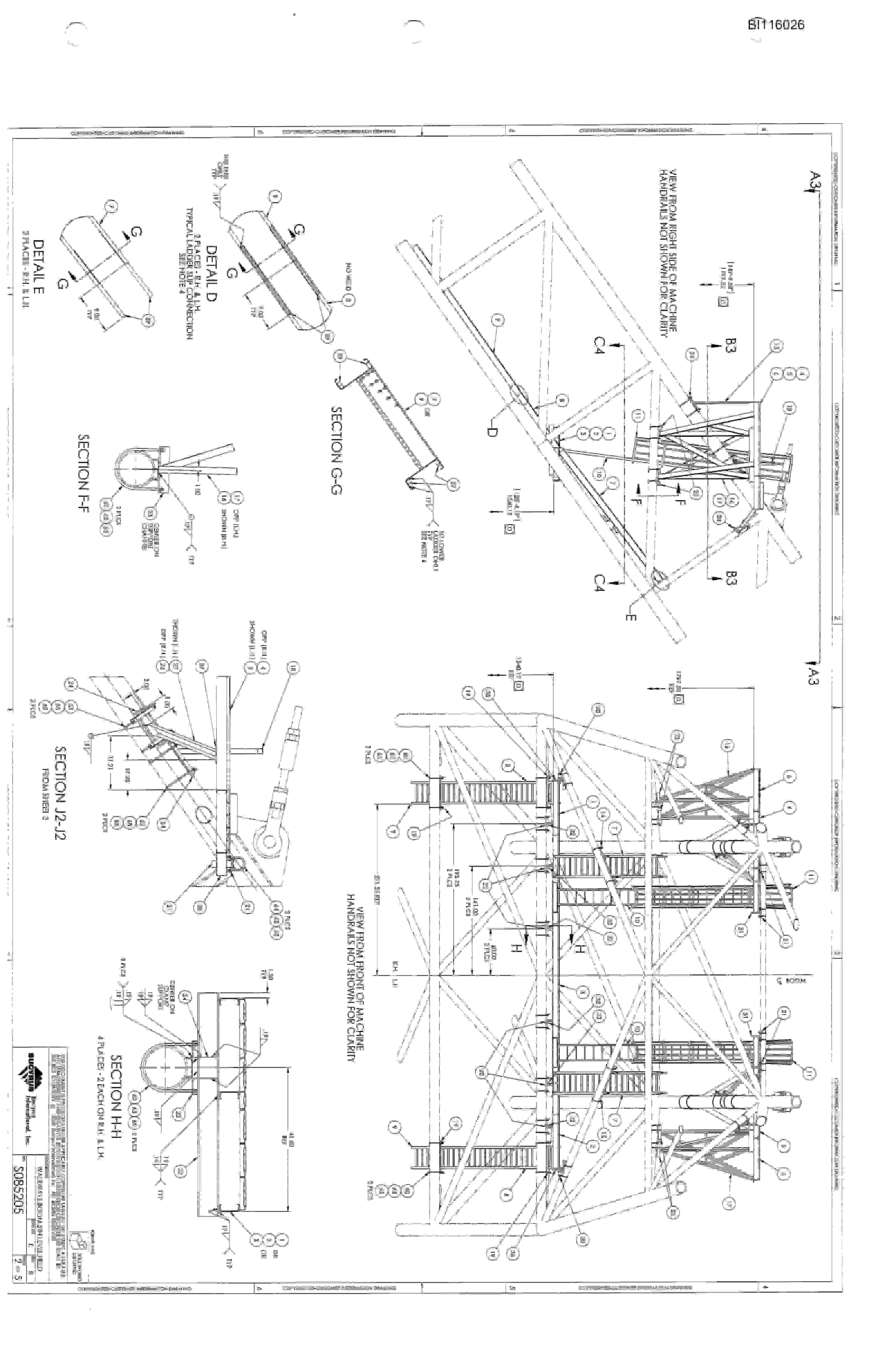 Bucyrus 2570-W Dragline Technical Manual BI116026-2