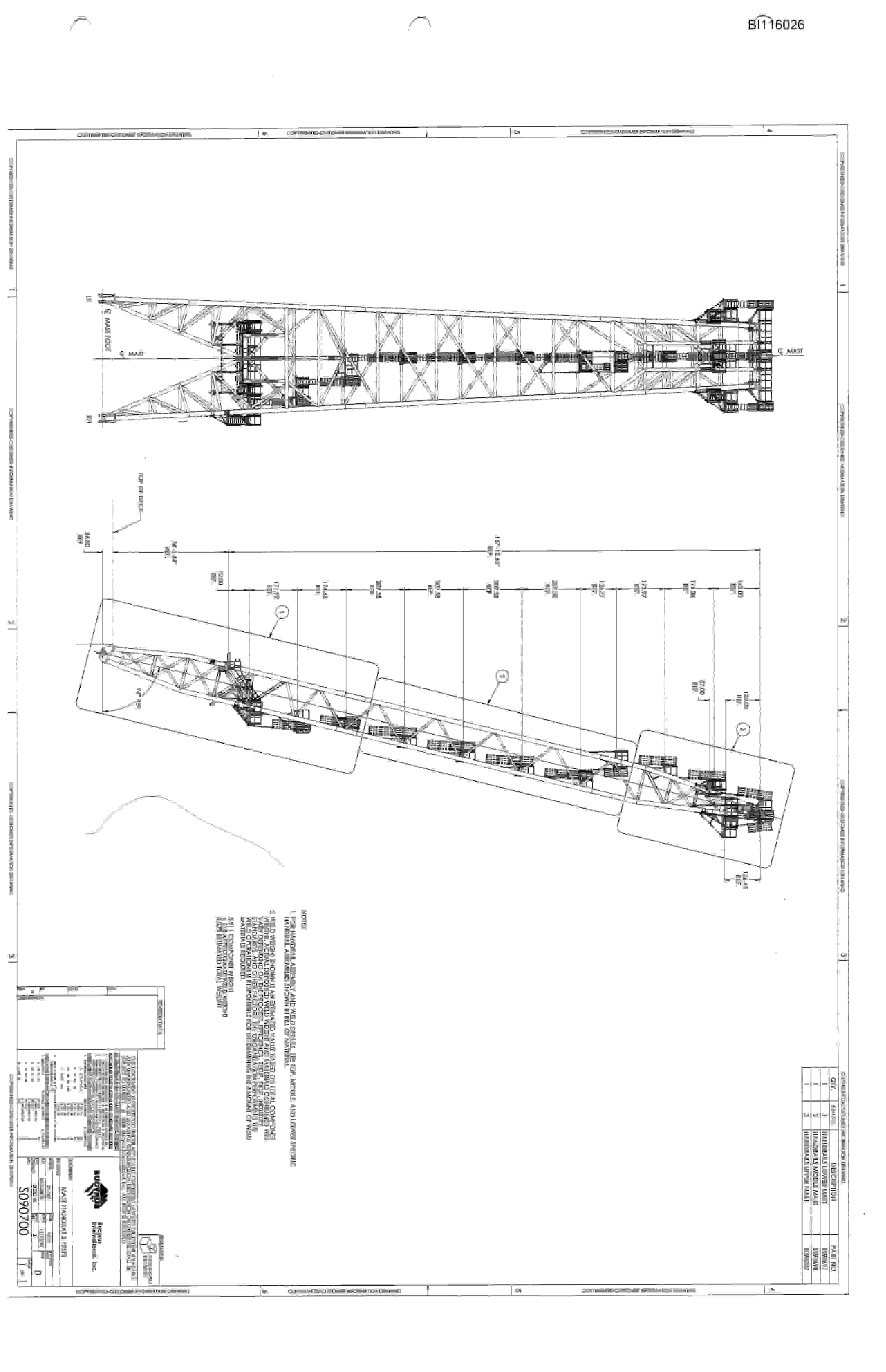 Bucyrus 2570-W Dragline Technical Manual BI116026-3