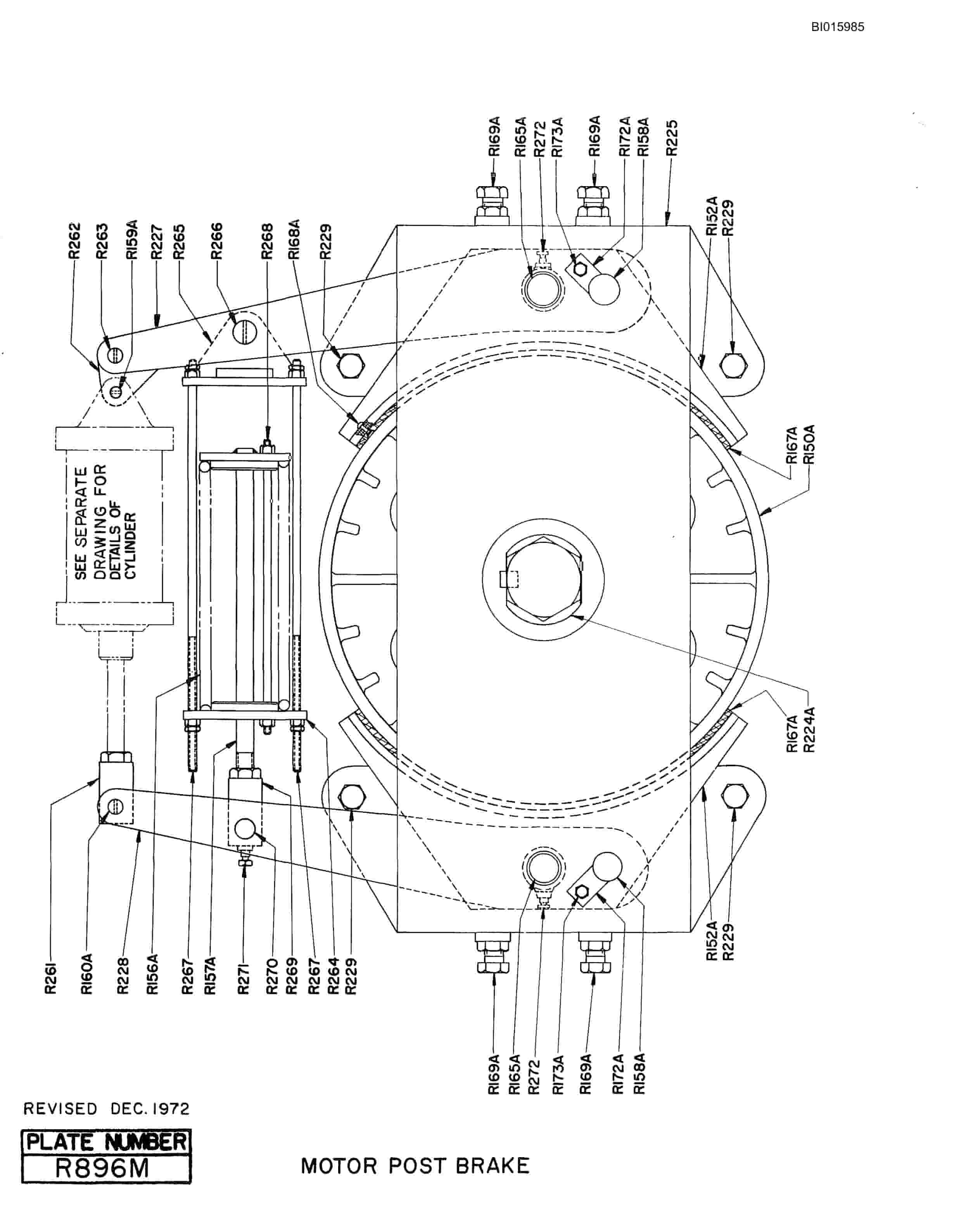 Bucyrus 2570-W Walking Dragline Parts Catalog BI015985-3