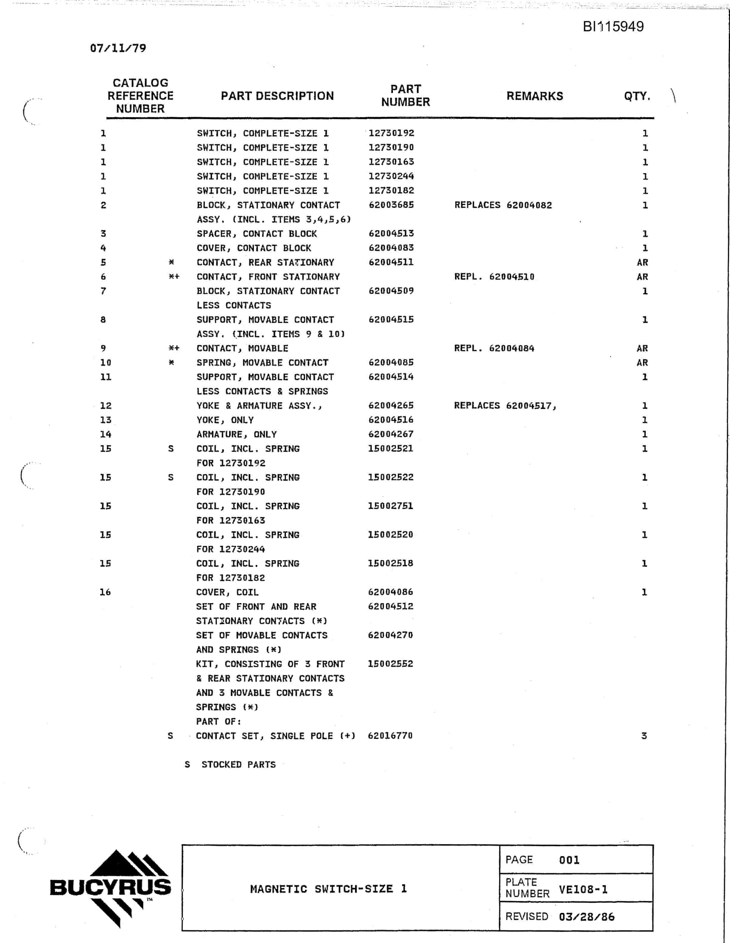 Bucyrus 2570 Walking Dragline Technical Manual BI115949-3
