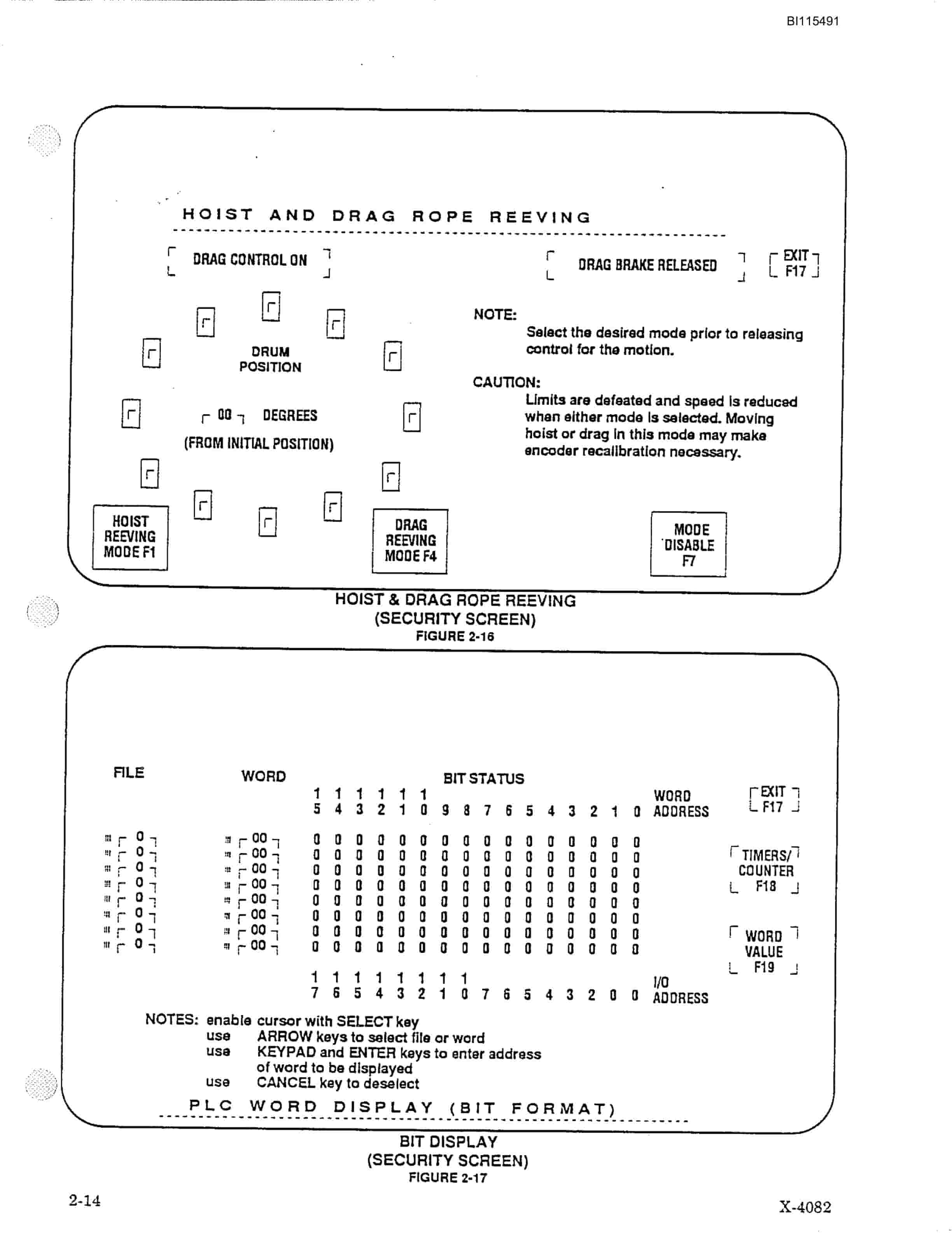 Bucyrus 2570-WS Walking Dragline Technical Manual BI115491-2