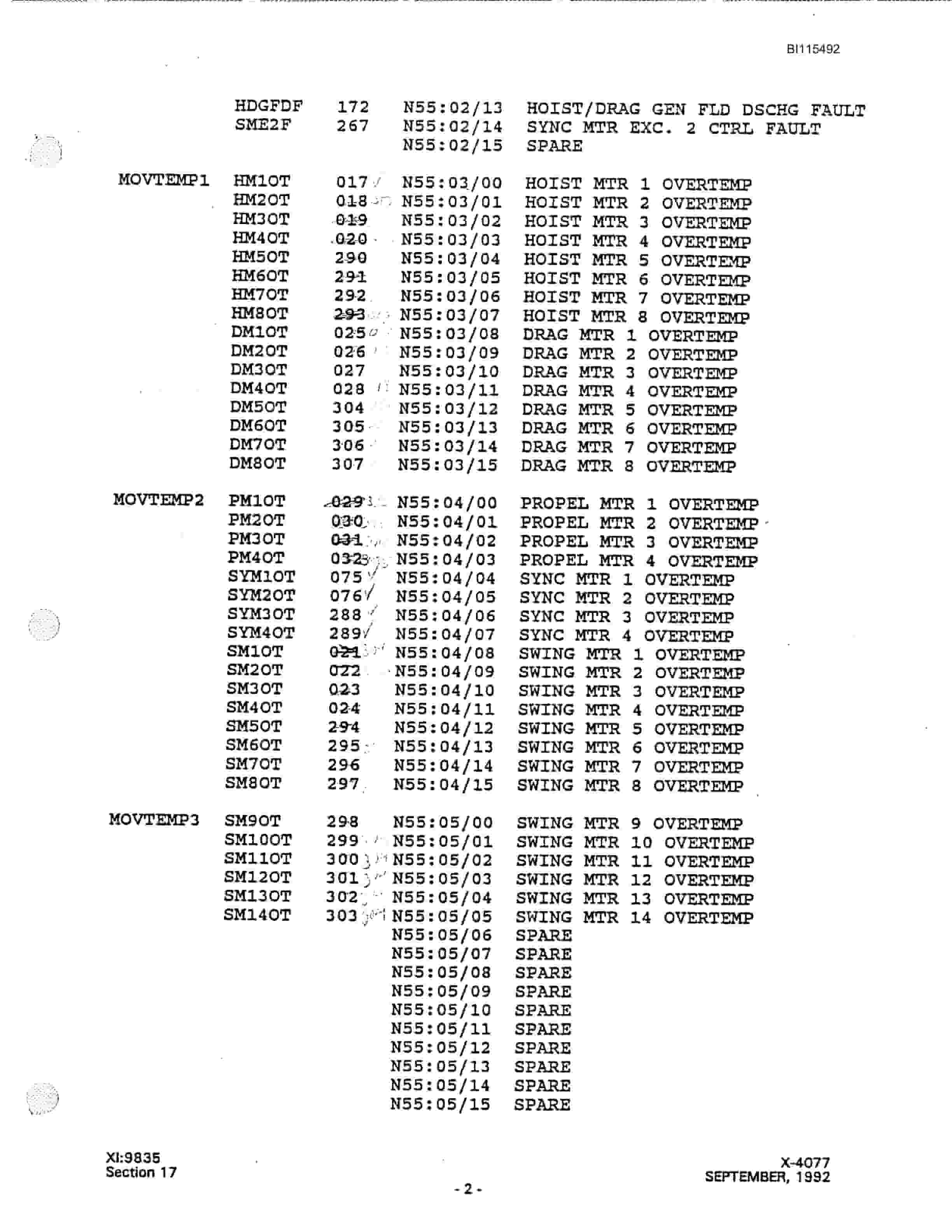 Bucyrus 2570-WS Walking Dragline Technical Manual BI115492-2