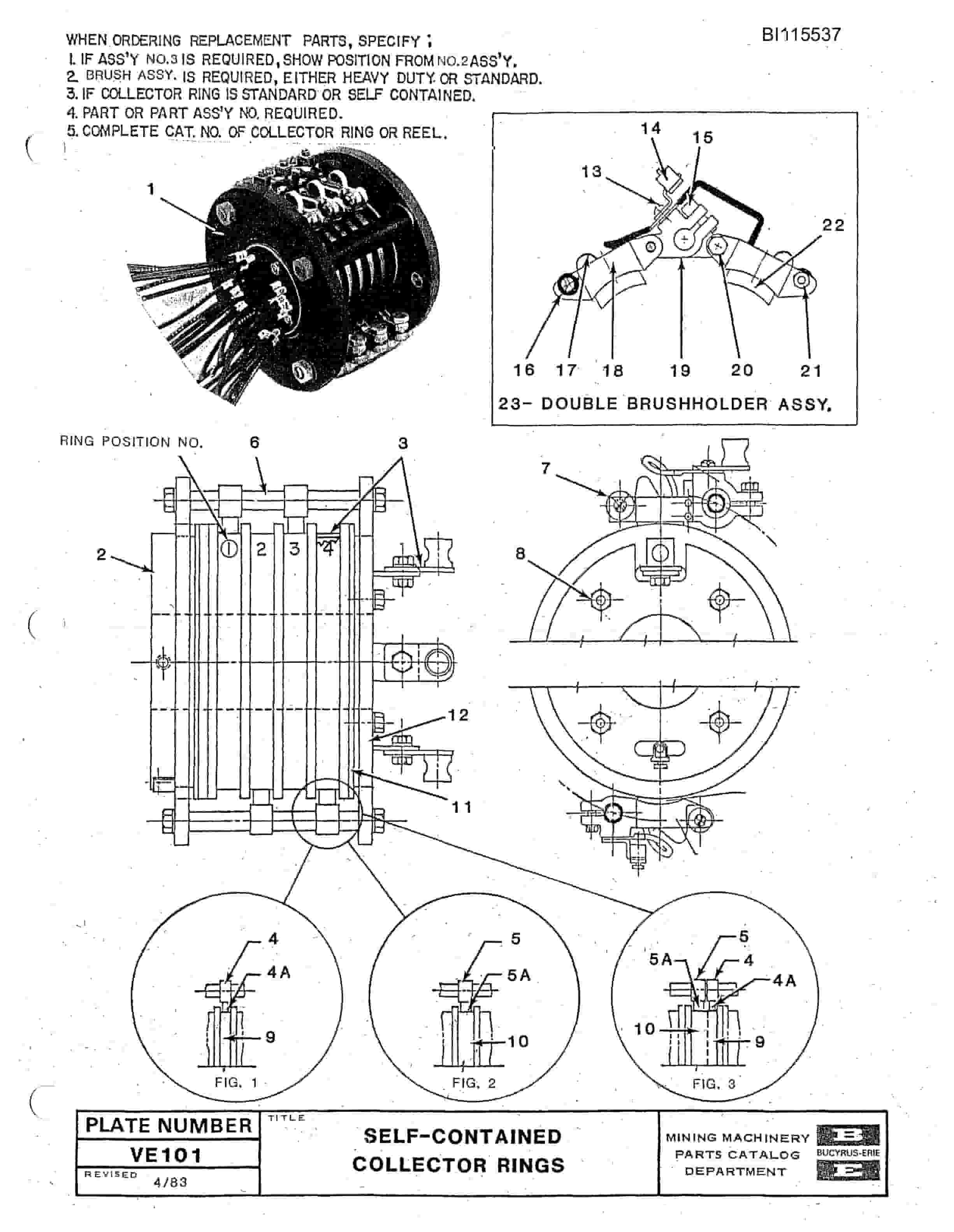 Bucyrus 2570W Walking Dragline Technical Manual BI115537-4