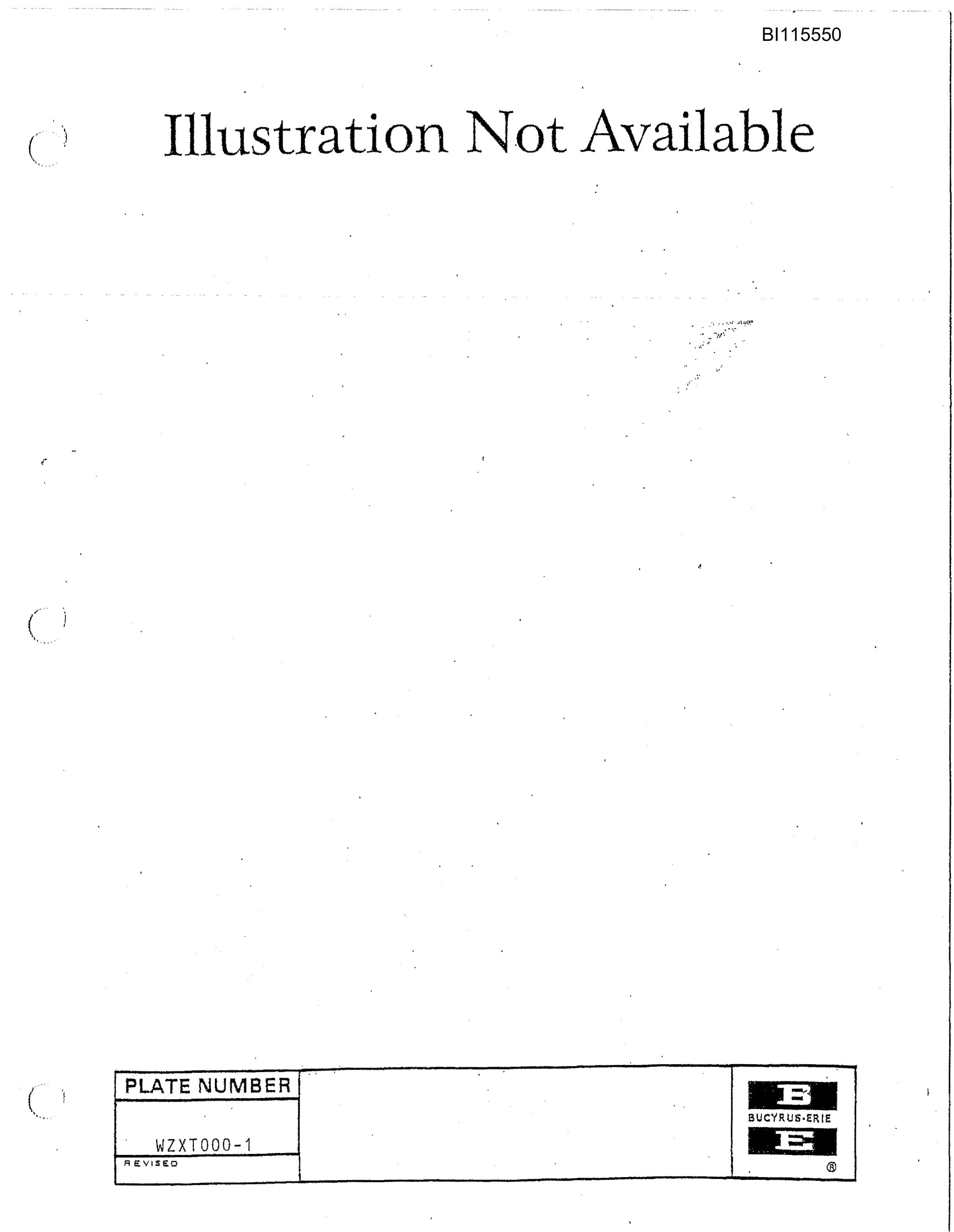 Bucyrus 2570W Walking Dragline Technical Manual BI115550-3
