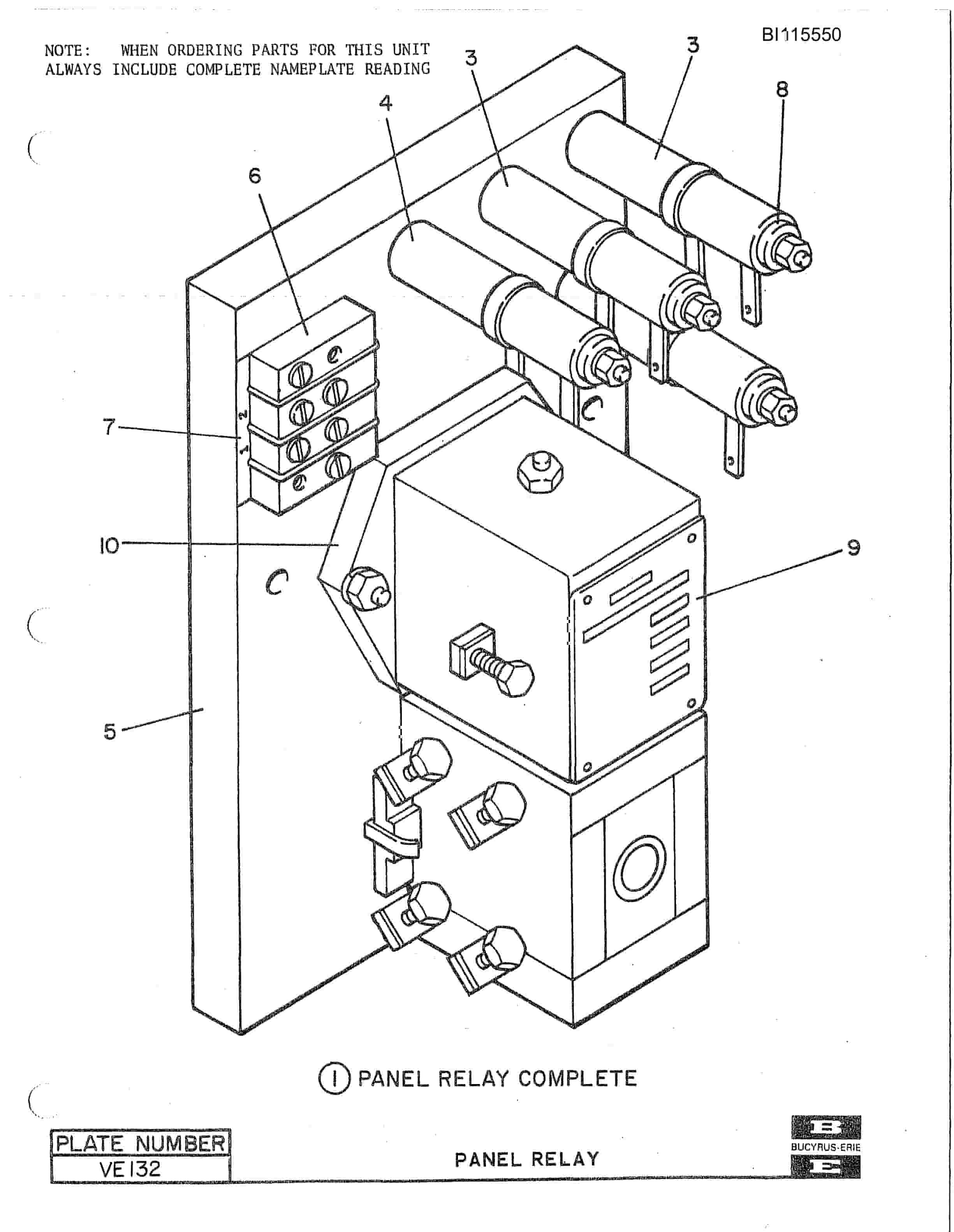Bucyrus 2570W Walking Dragline Technical Manual BI115550-4