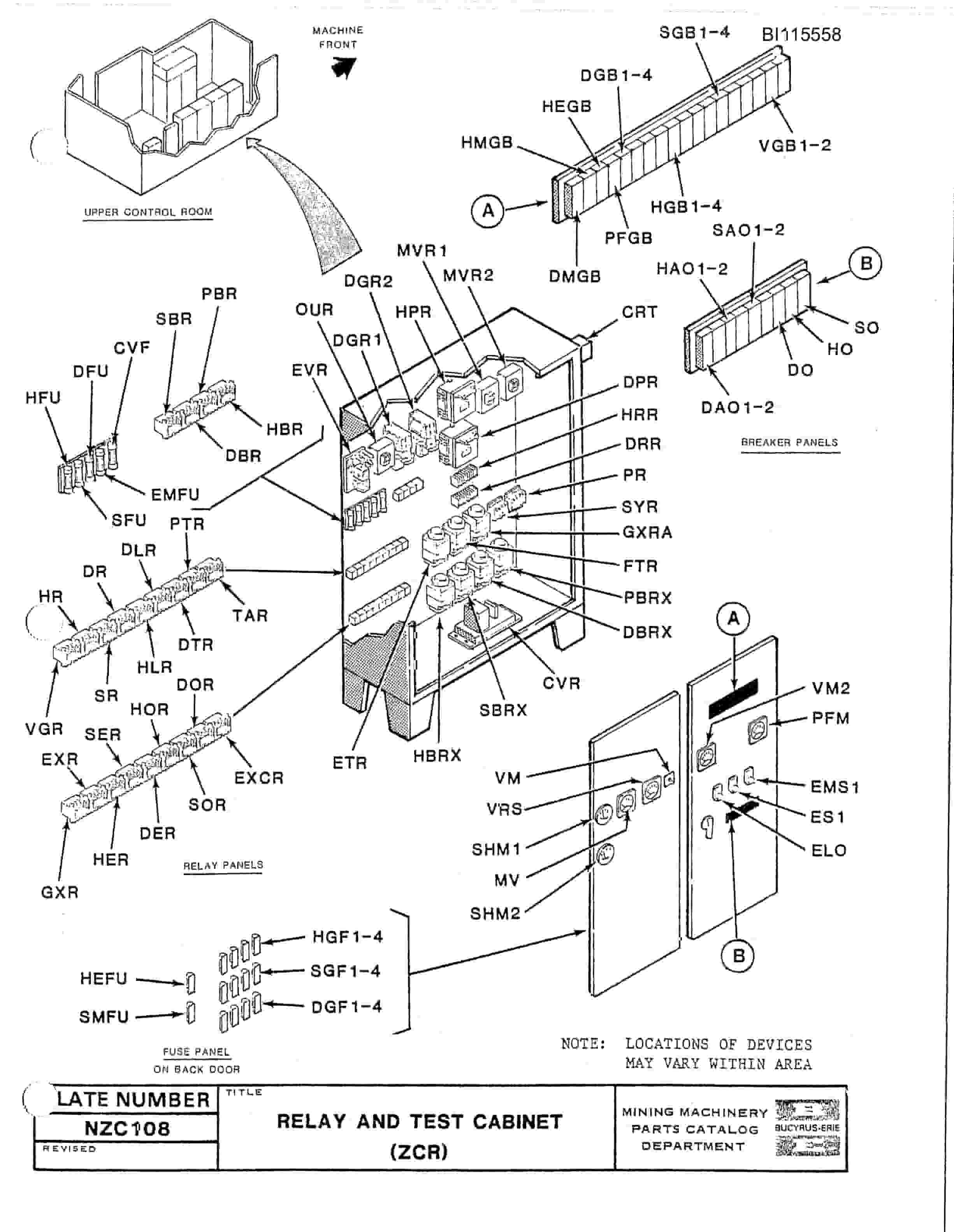 Bucyrus 2570W Walking Dragline Technical Manual BI115558-2