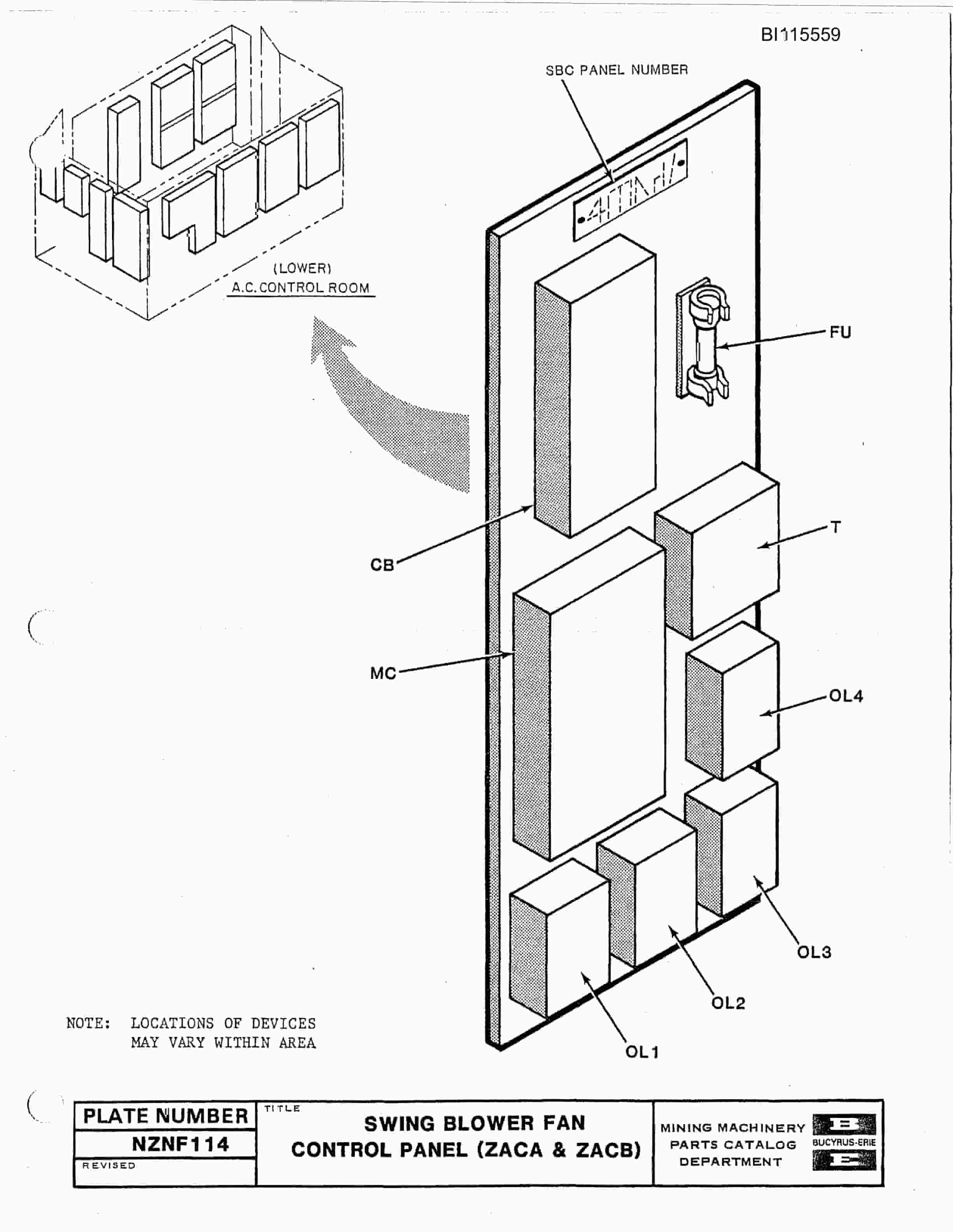 Bucyrus 2570W Walking Dragline Technical Manual BI115559-2