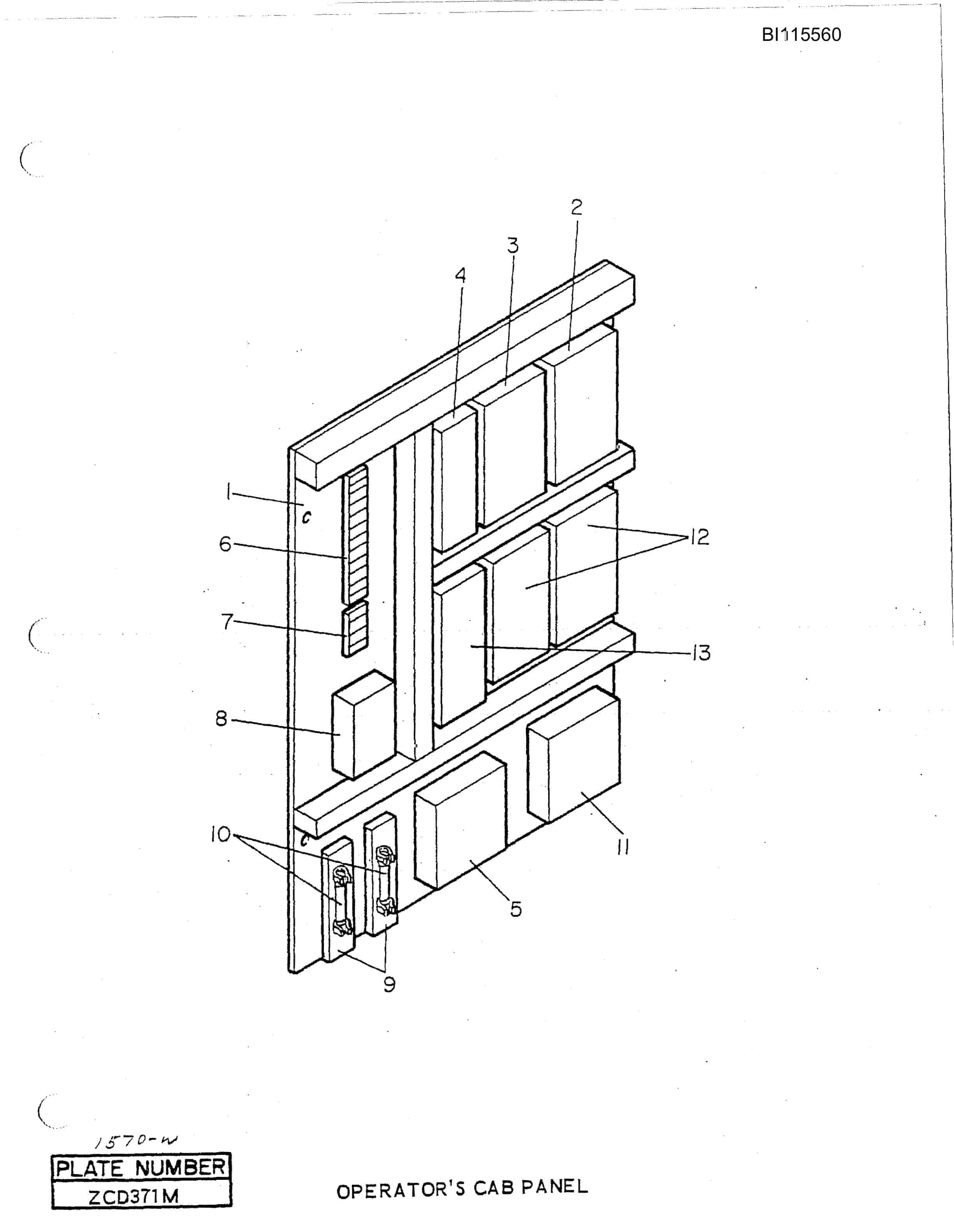 Bucyrus 2570W Walking Dragline Technical Manual BI115560-3