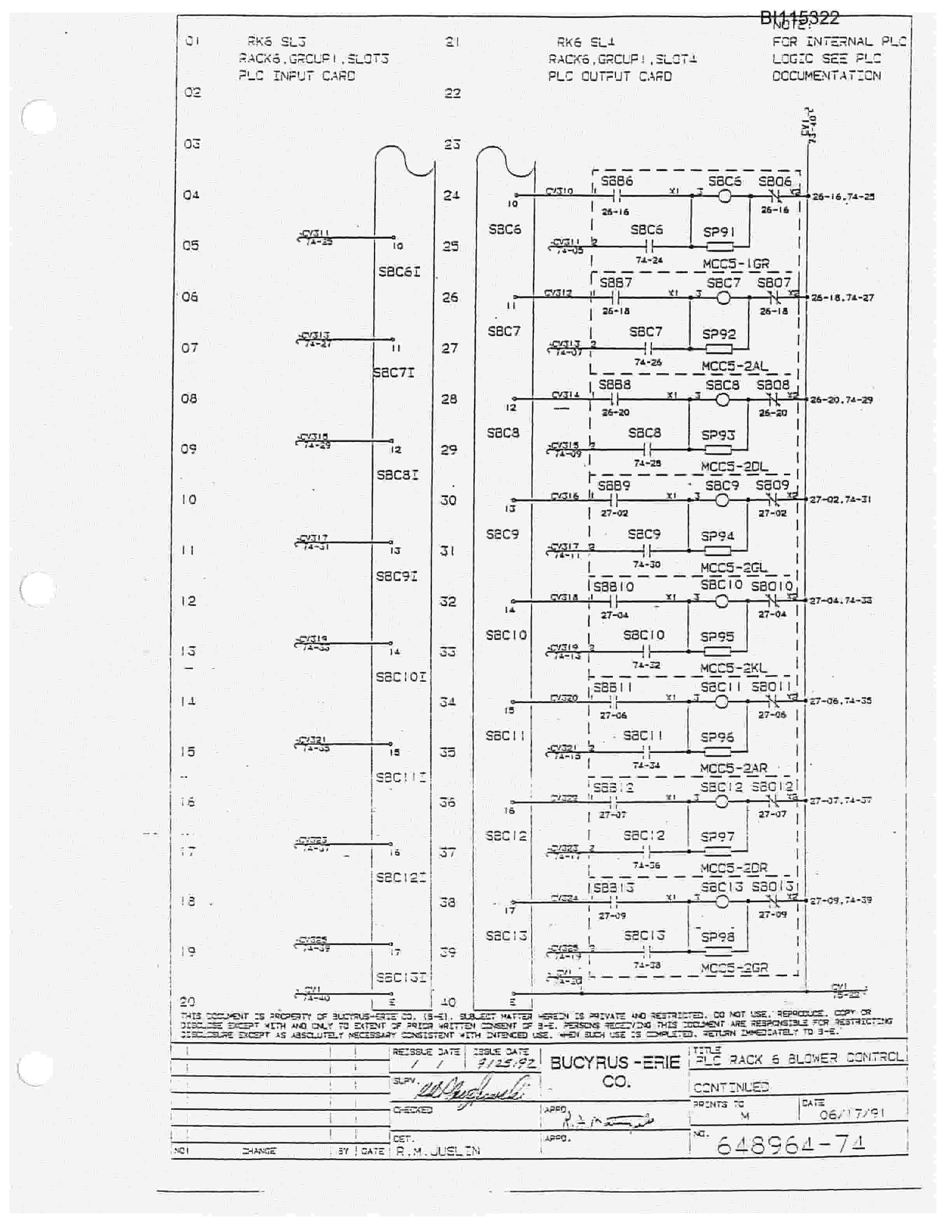 Bucyrus 2570WS Dragline Parts Catalog BI115322-2