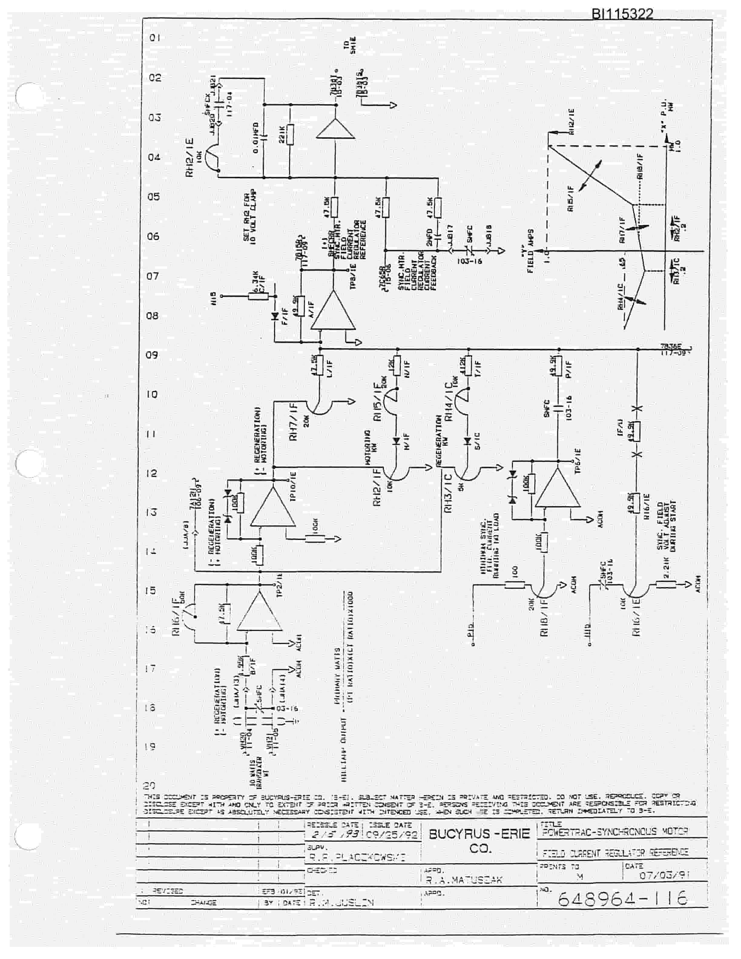 Bucyrus 2570WS Dragline Parts Catalog BI115322-3
