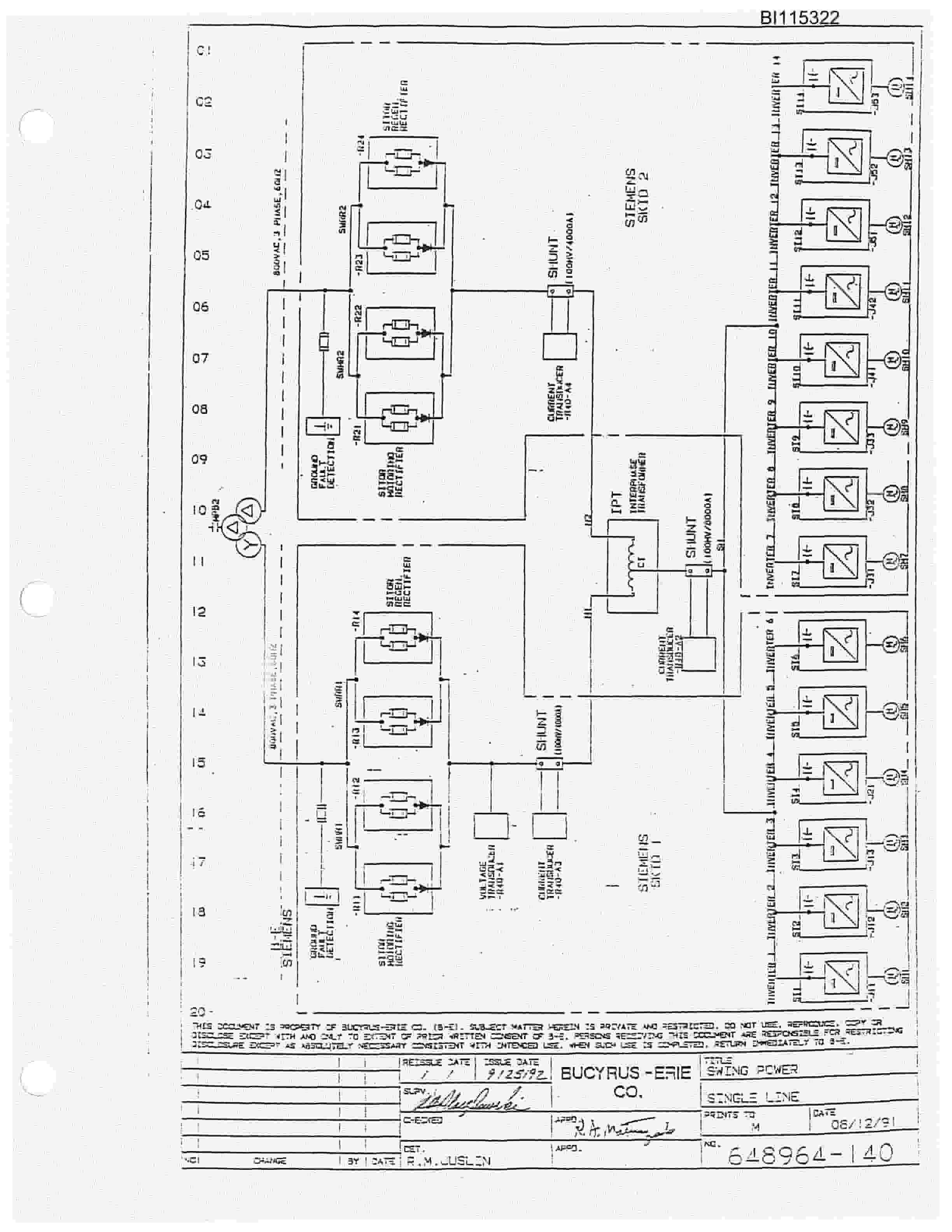 Bucyrus 2570WS Dragline Parts Catalog BI115322-4