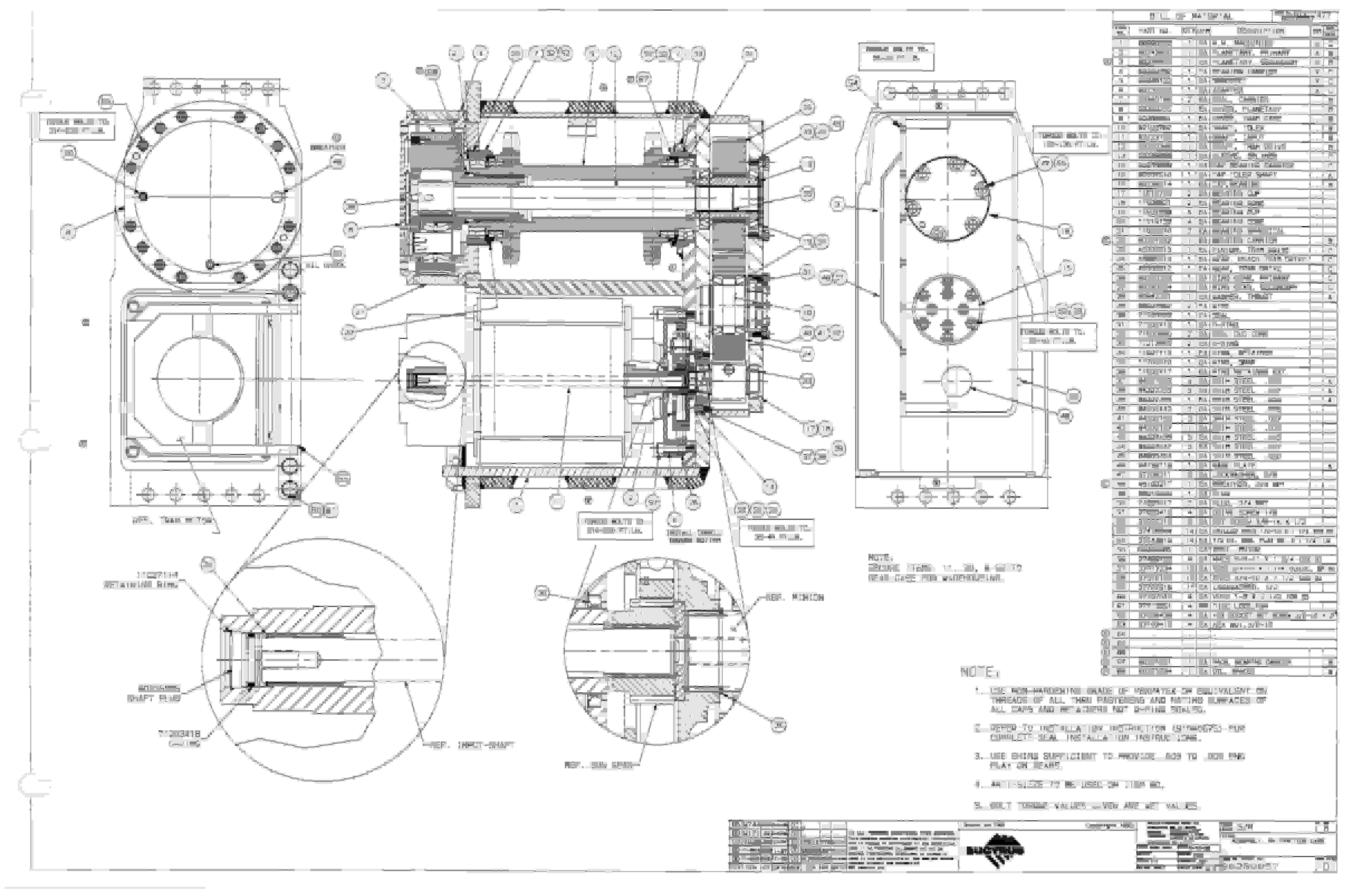 Bucyrus 25M0 Drum Miner Parts Catalog BI377477-2