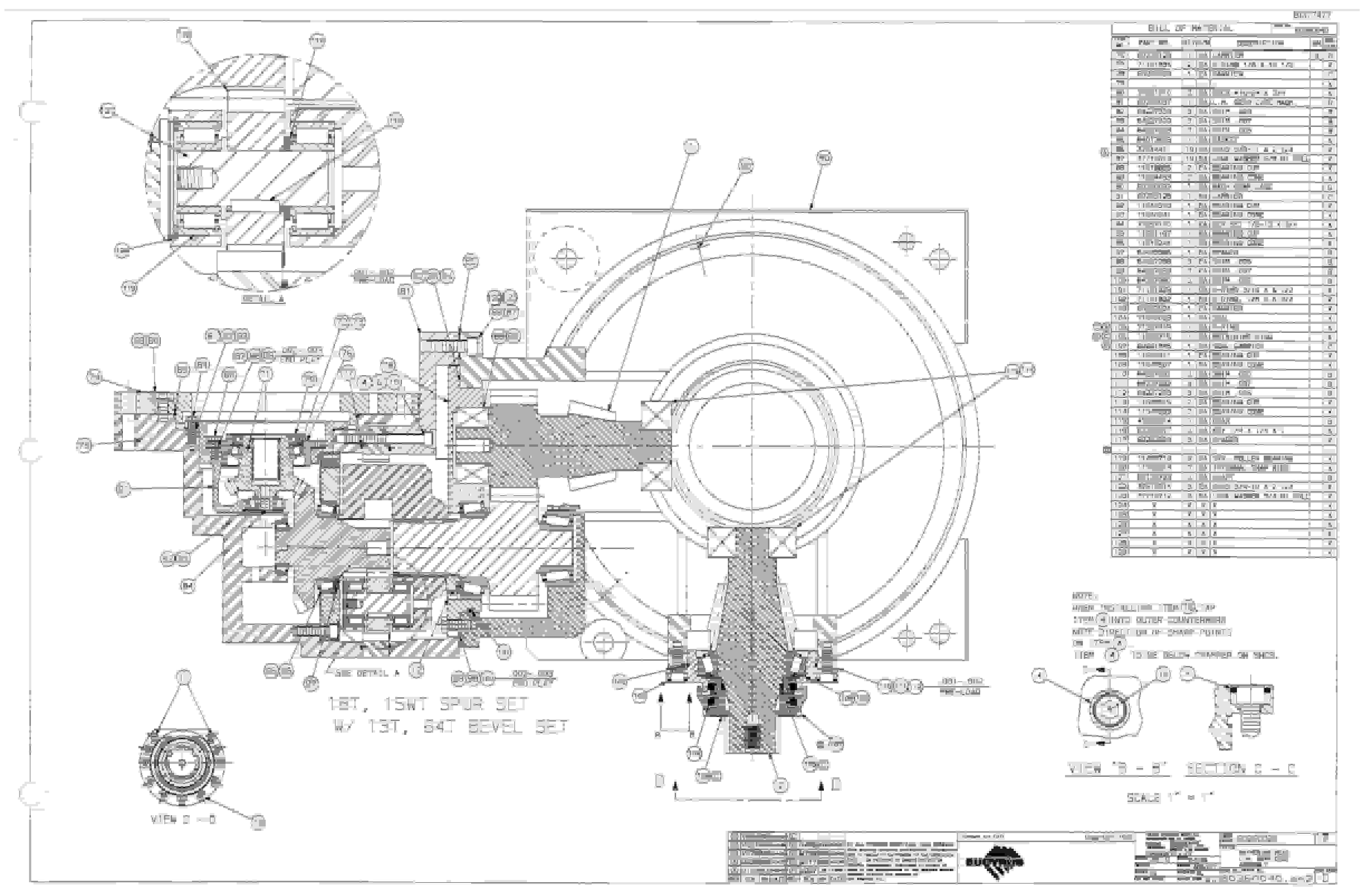 Bucyrus 25M0 Drum Miner Parts Catalog BI377477-3