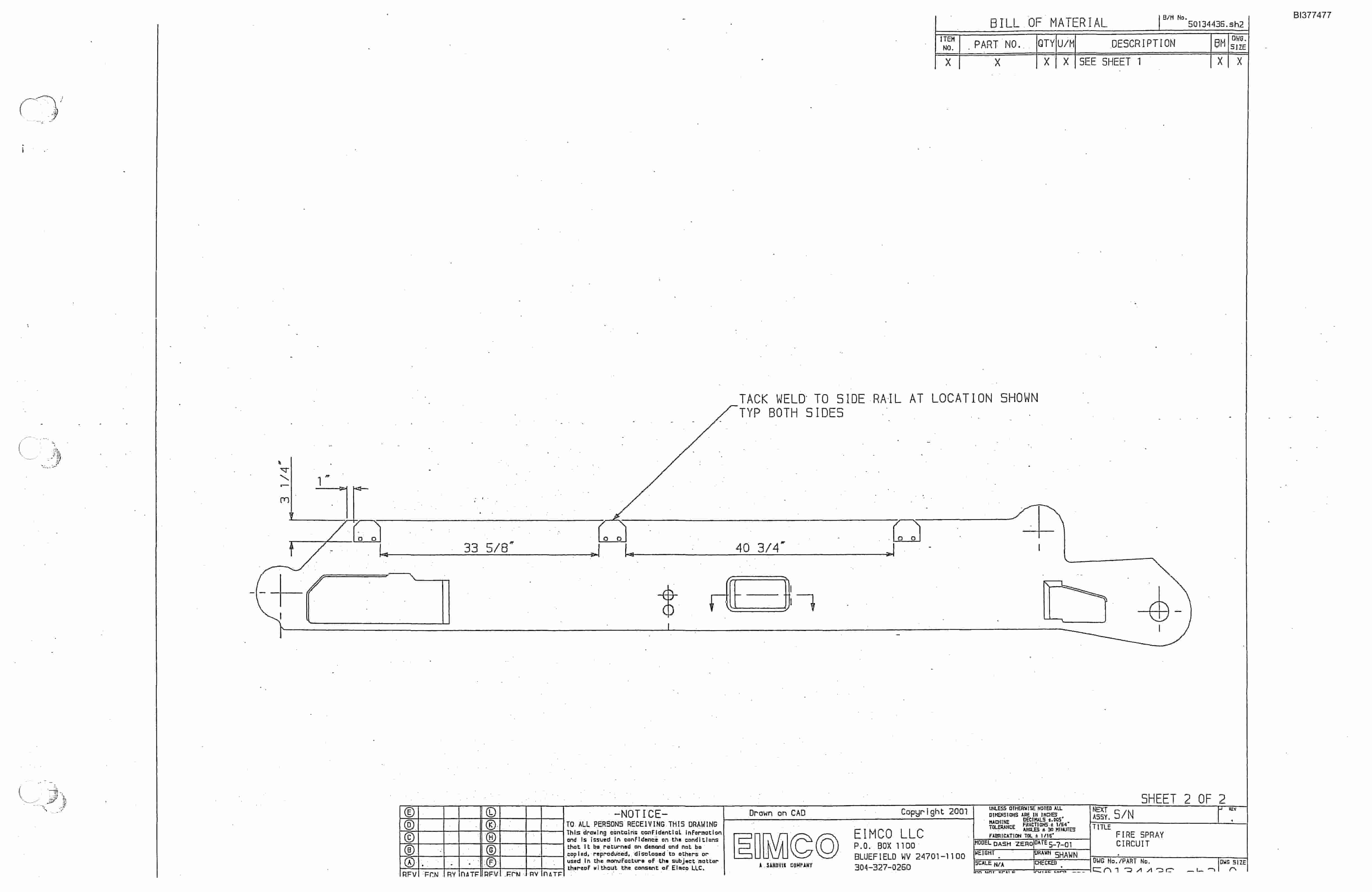 Bucyrus 25M0 Drum Miner Parts Catalog BI377477-4