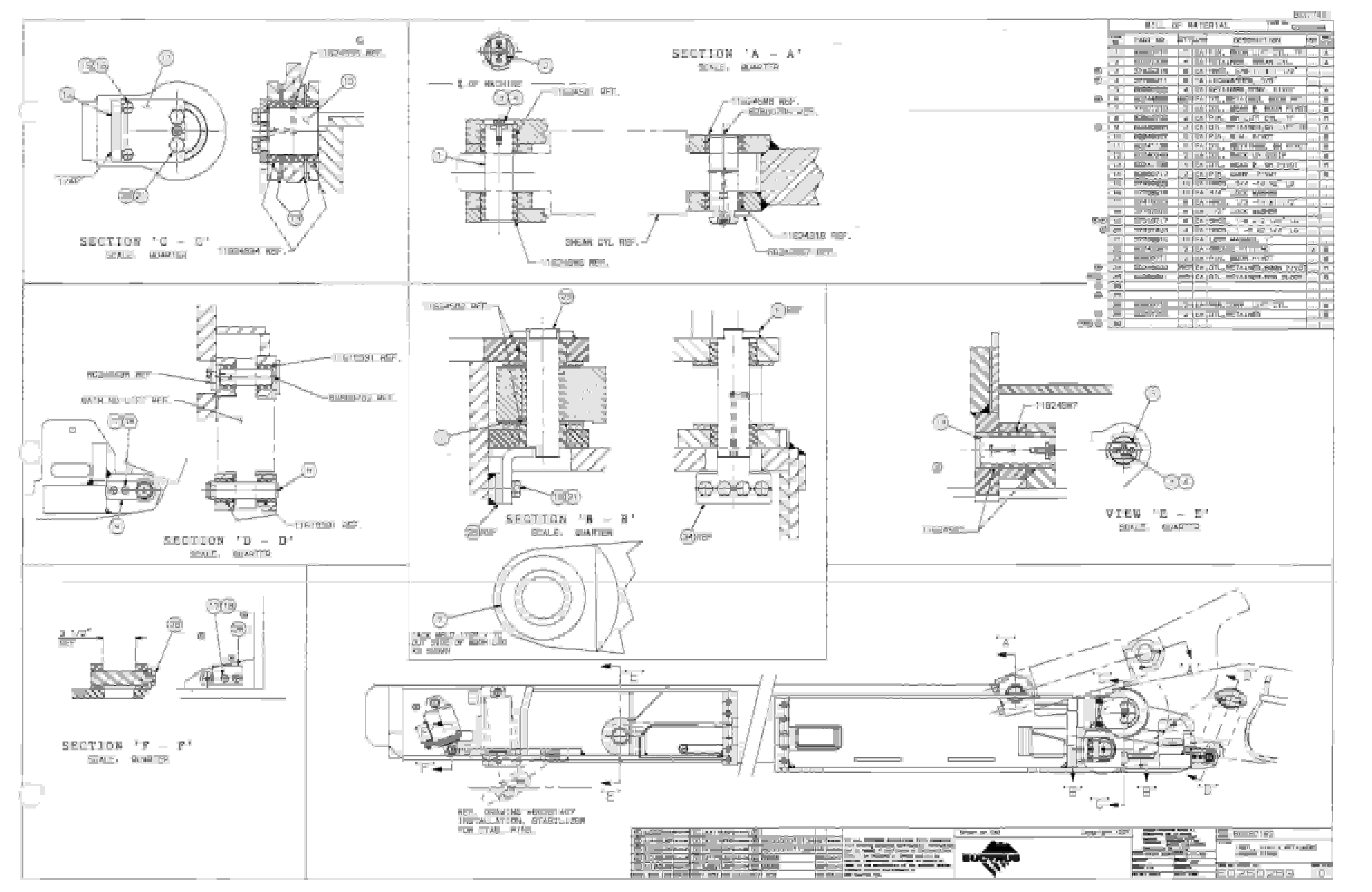 Bucyrus 25M0 Drum Miner Parts Catalog BI377481-2