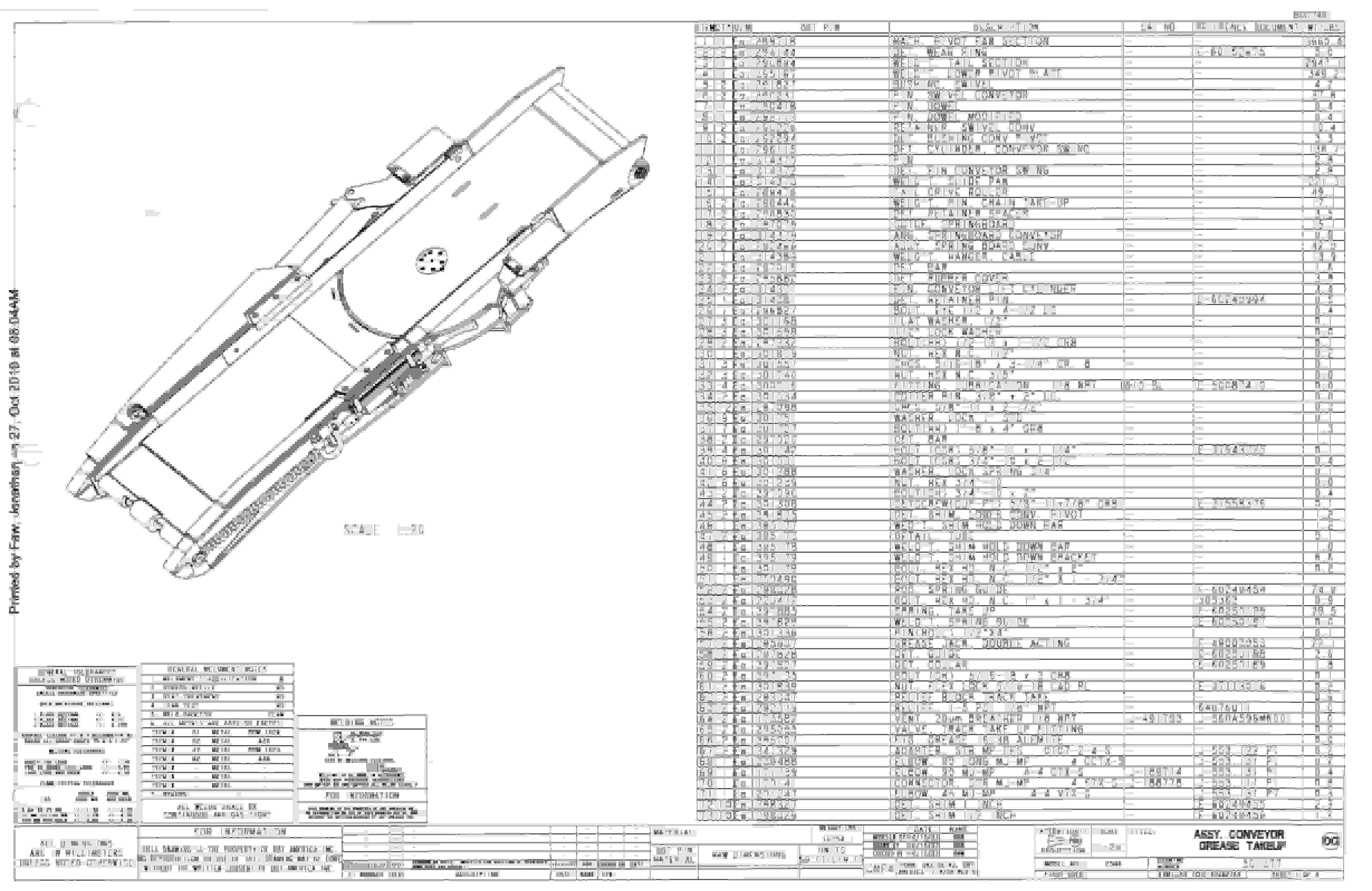 Bucyrus 25M0 Drum Miner Parts Catalog BI377481-5