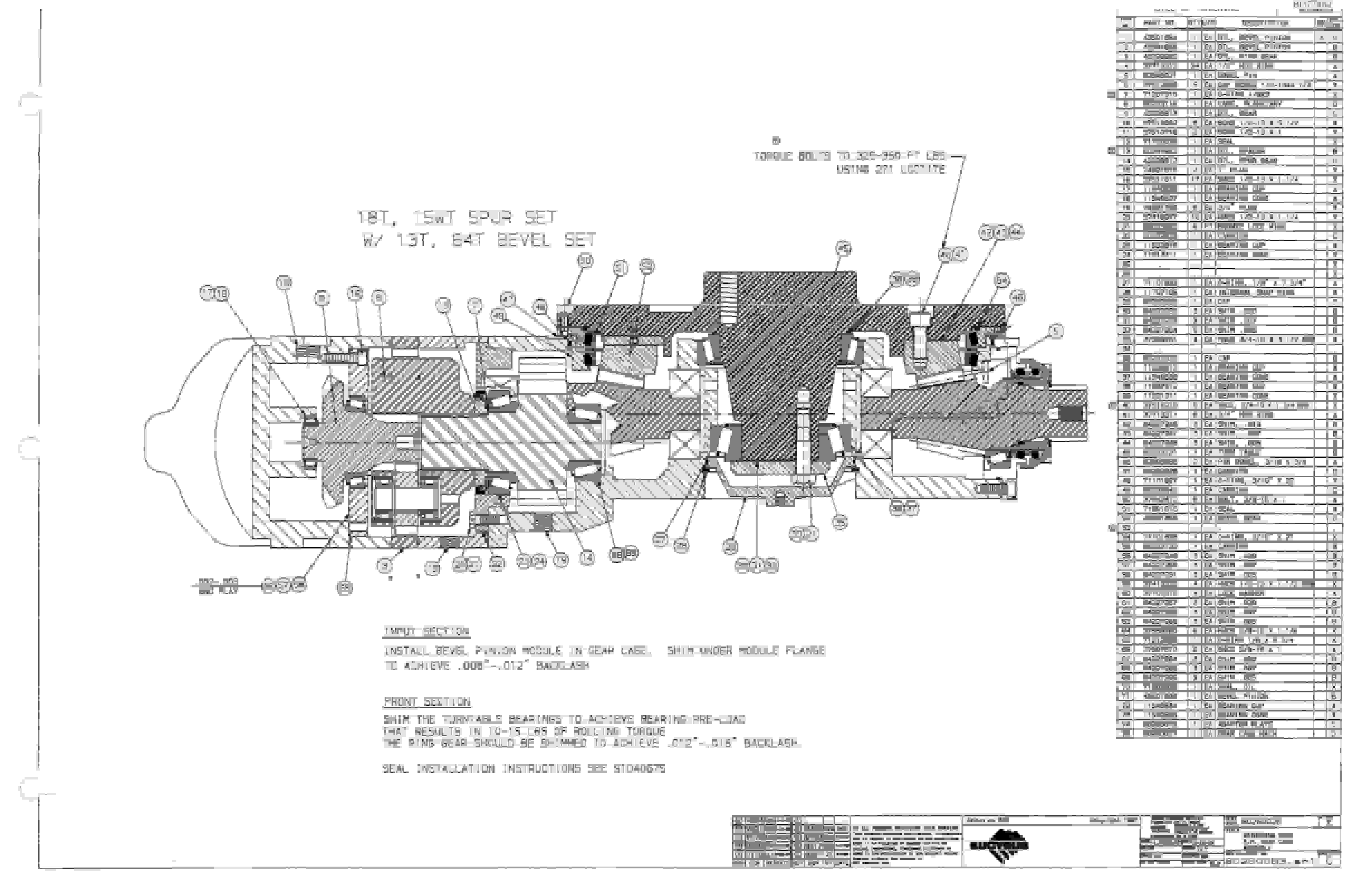 Bucyrus 25M0 Drum Miner Parts Catalog BI377482-5