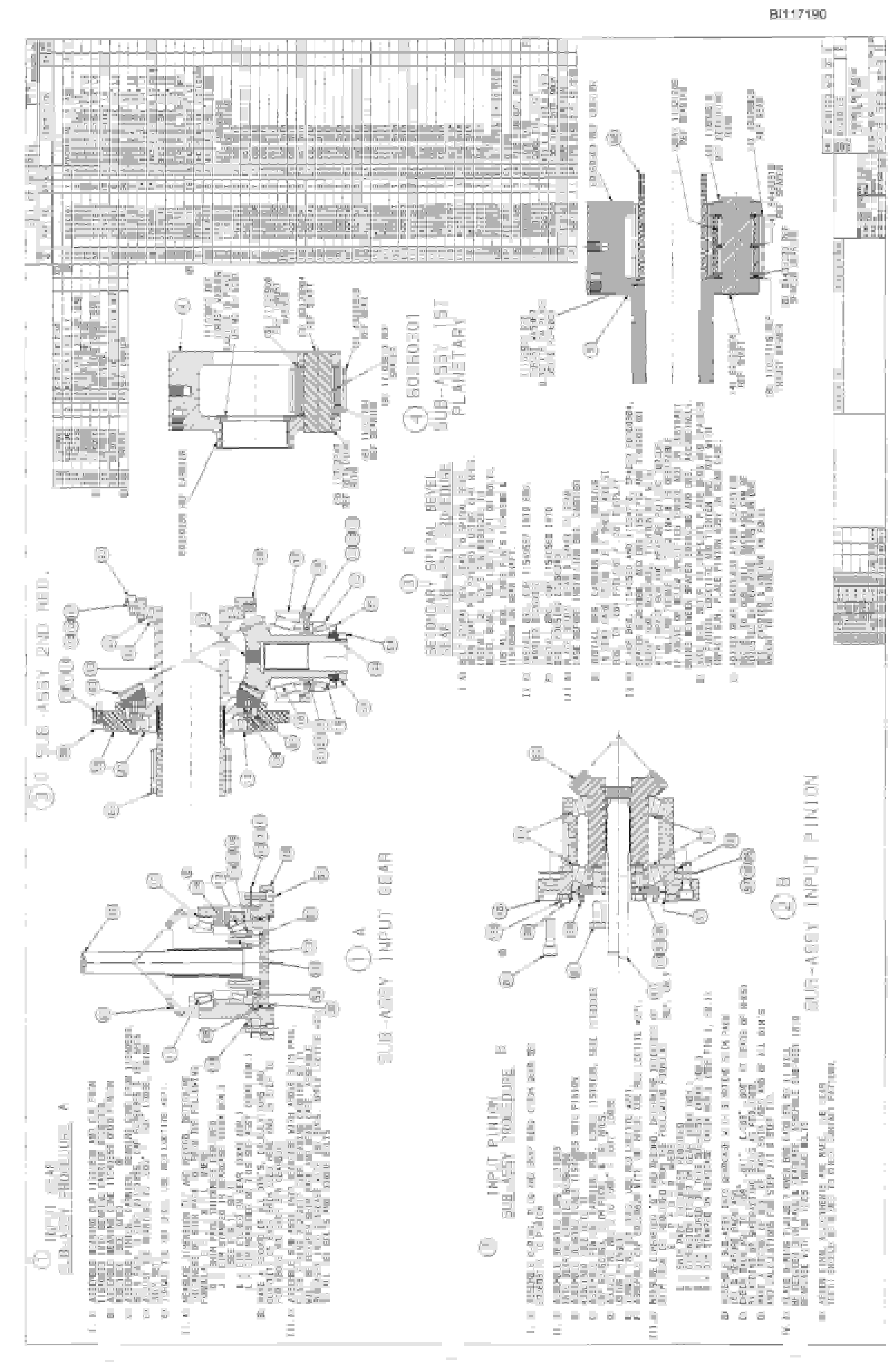 Bucyrus 25M0 Miner Parts Catalog BI117190-4