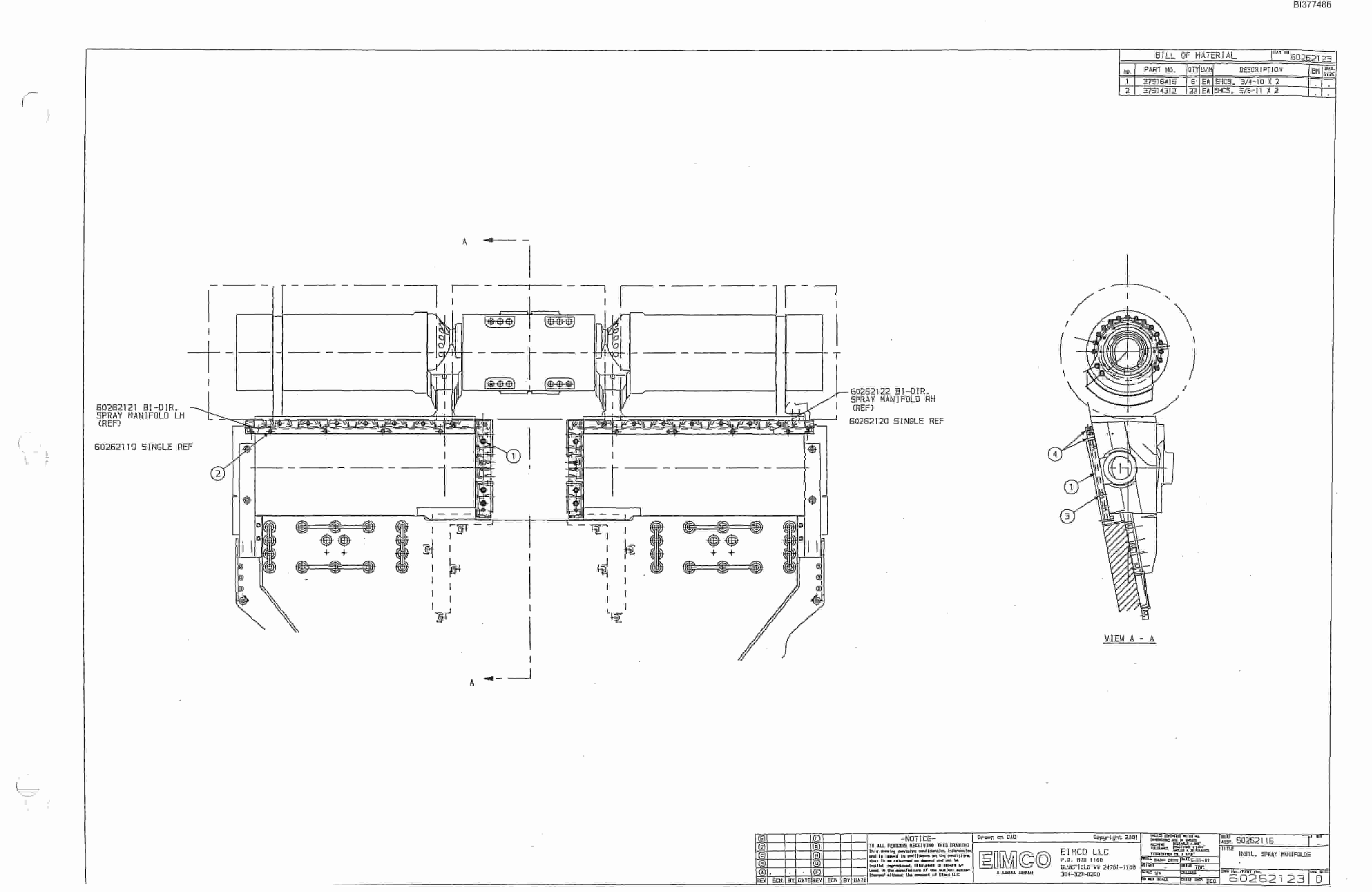 Bucyrus 25M0 Miner Parts Catalog BI377486-4