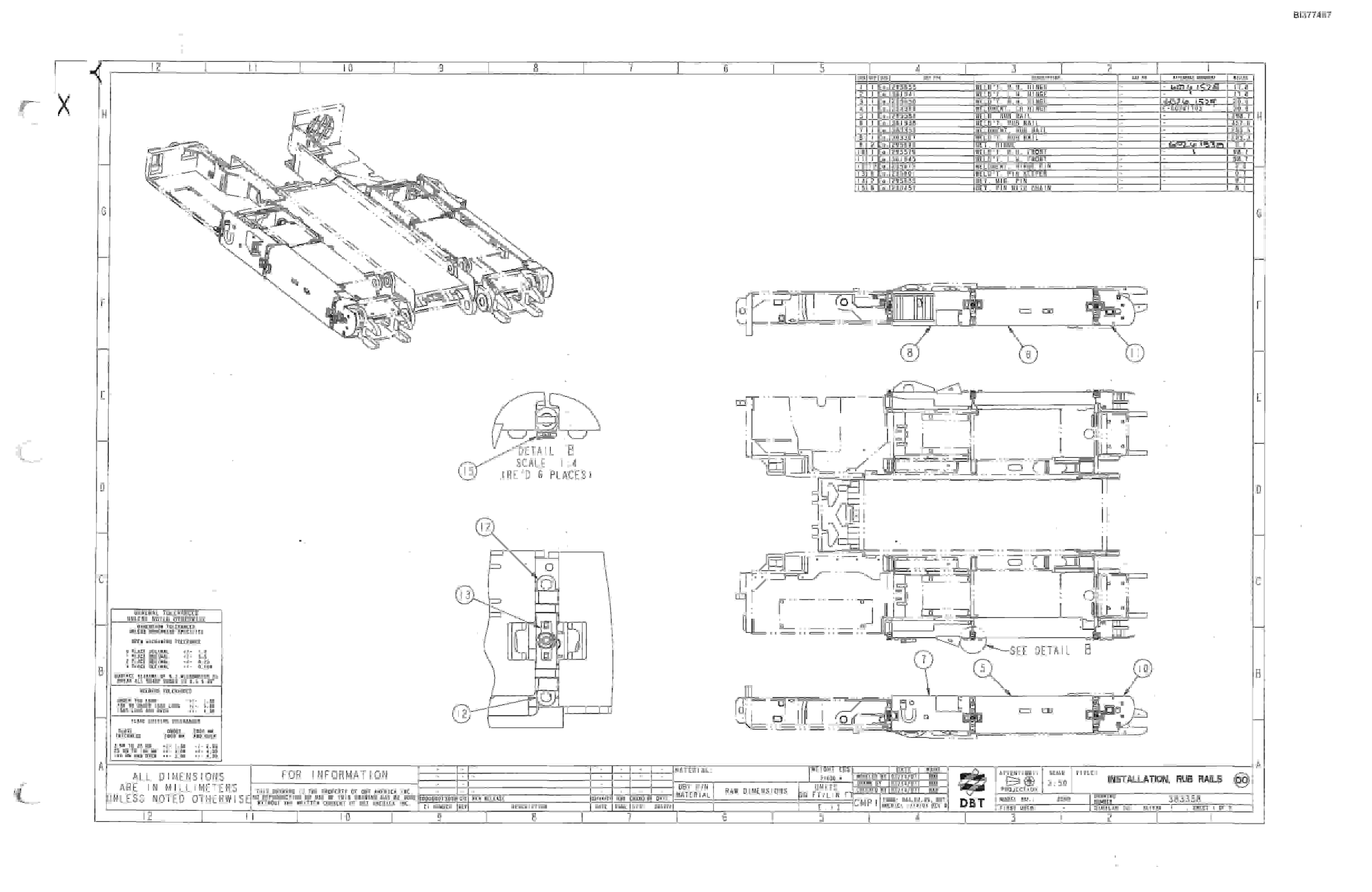 Bucyrus 25M0 Miner Parts Catalog BI377487-2
