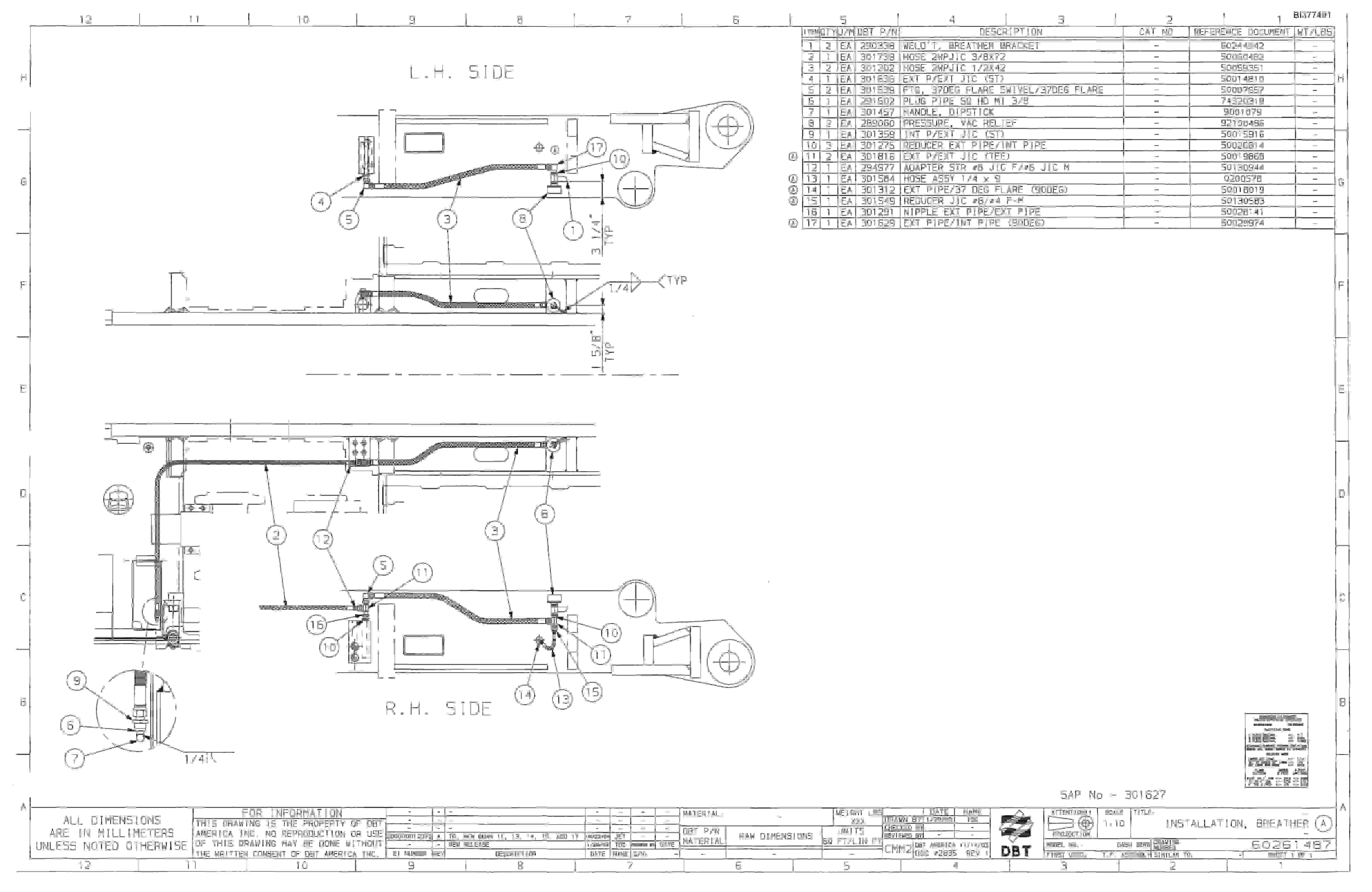 Bucyrus 25M0 Miner Parts Catalog BI377491-2