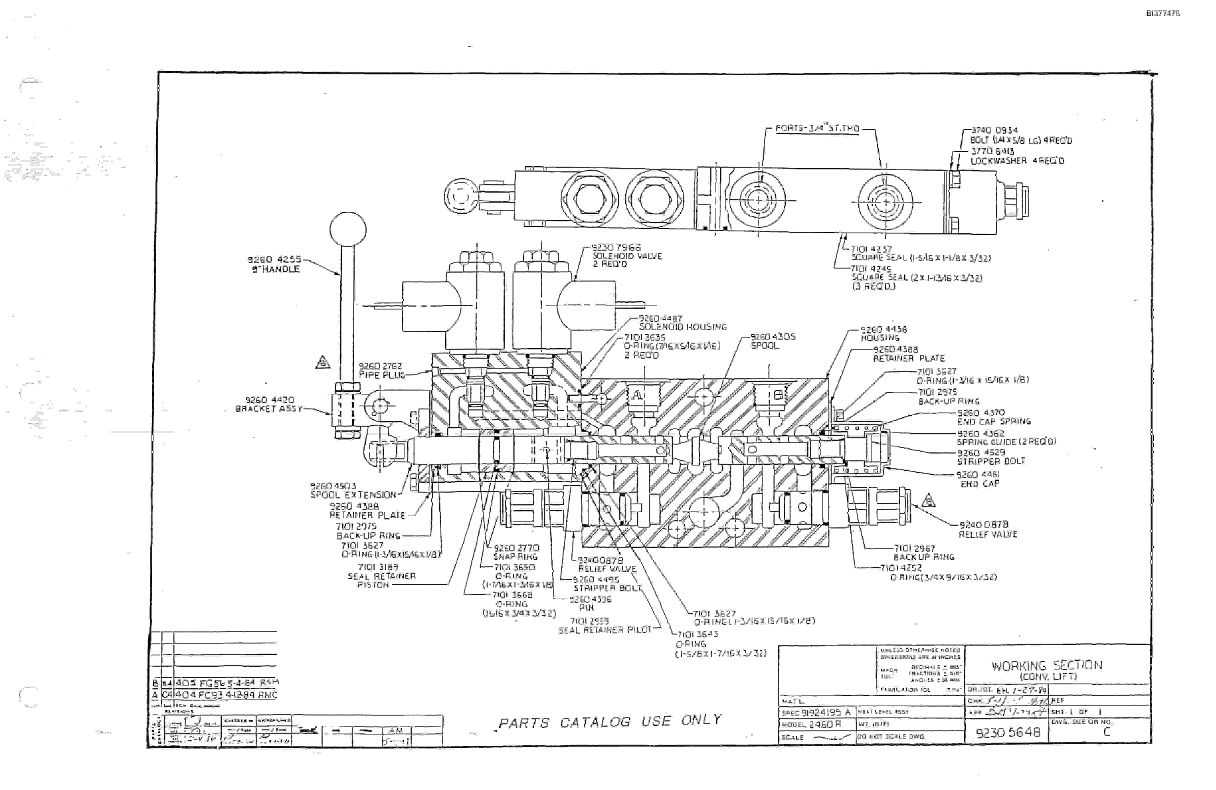 Bucyrus 25M1 Drum Miner Parts Catalog BI377478-2