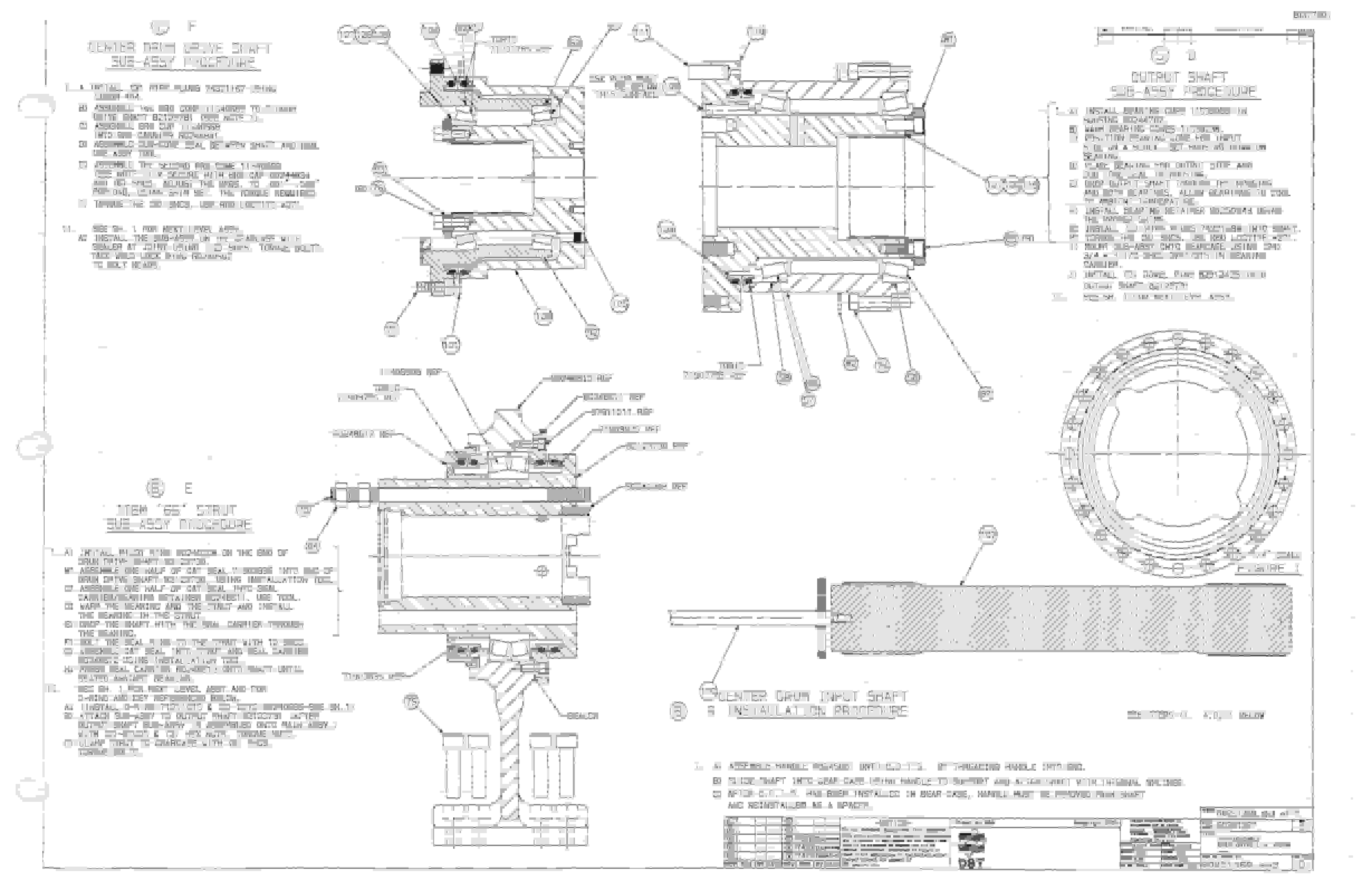 Bucyrus 25M1 Drum Miner Parts Catalog BI377501-4