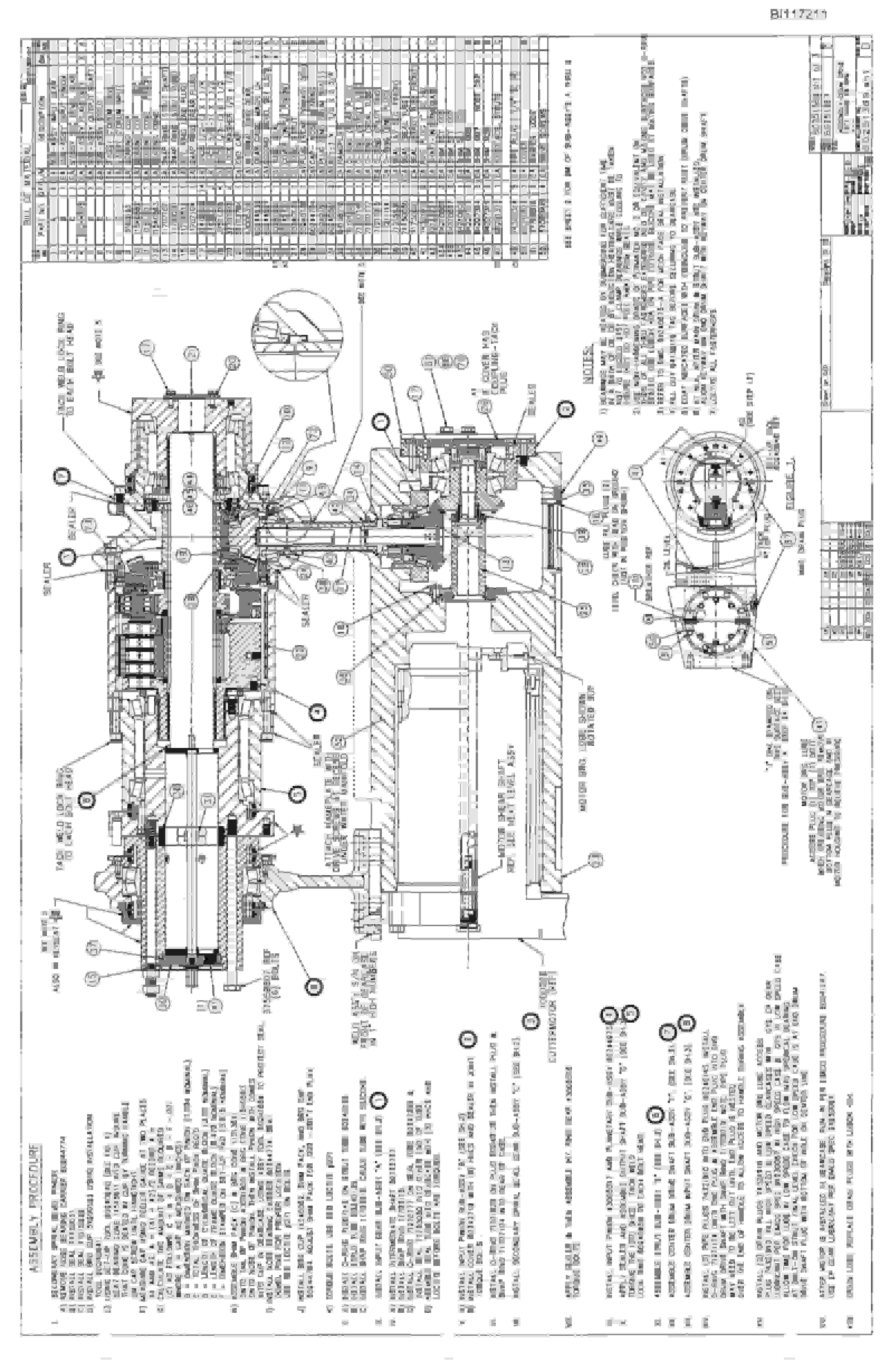 Bucyrus 25M1 Miner Parts Catalog BI117211-3